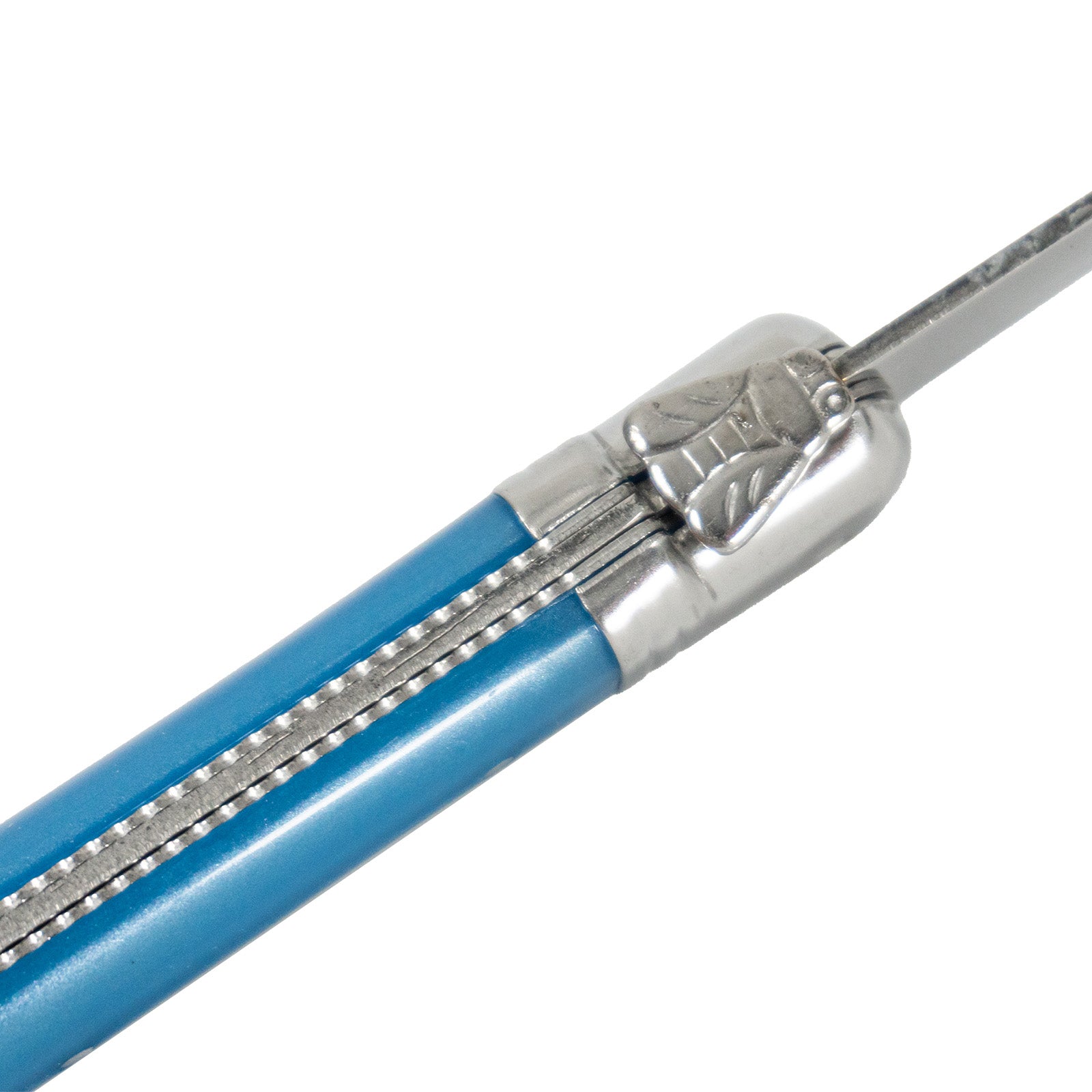 Laguiole Jean Neron Carving Knife & Fork Set - Blue