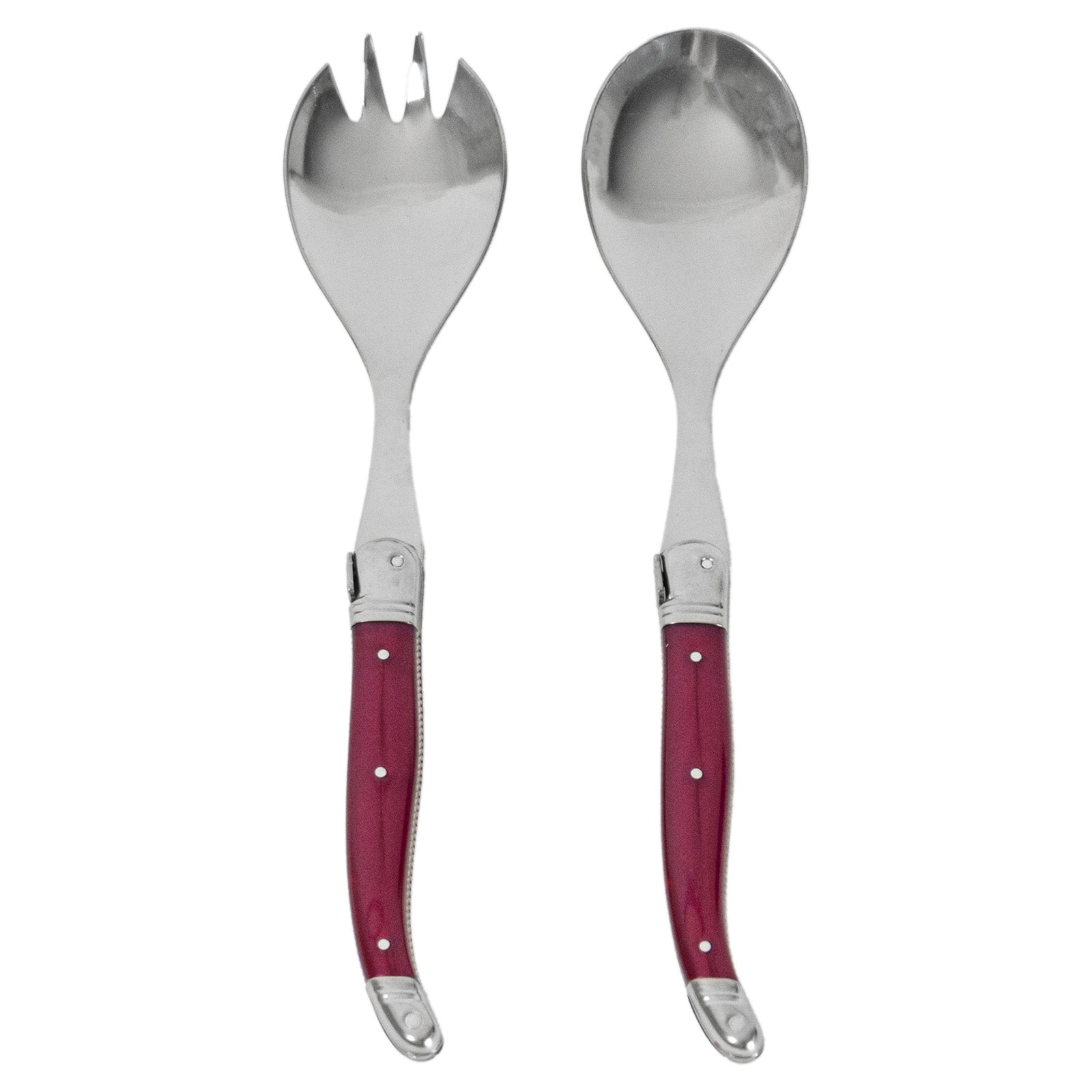 Laguiole Jean Neron Salad Server Set - Purple