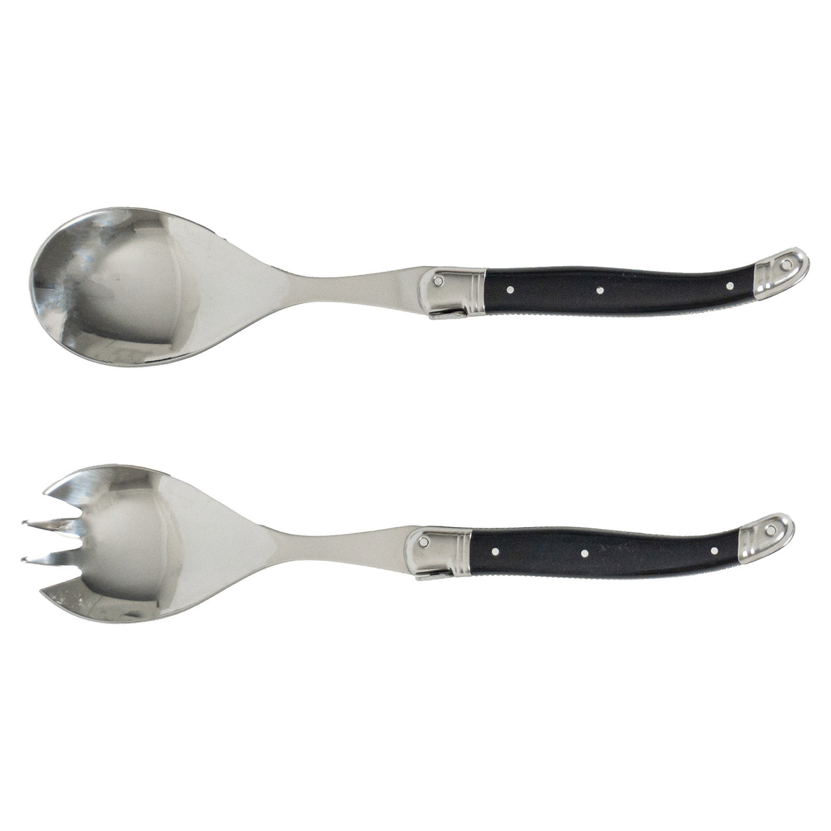 Laguiole Jean Néron Salad Server Set - Black