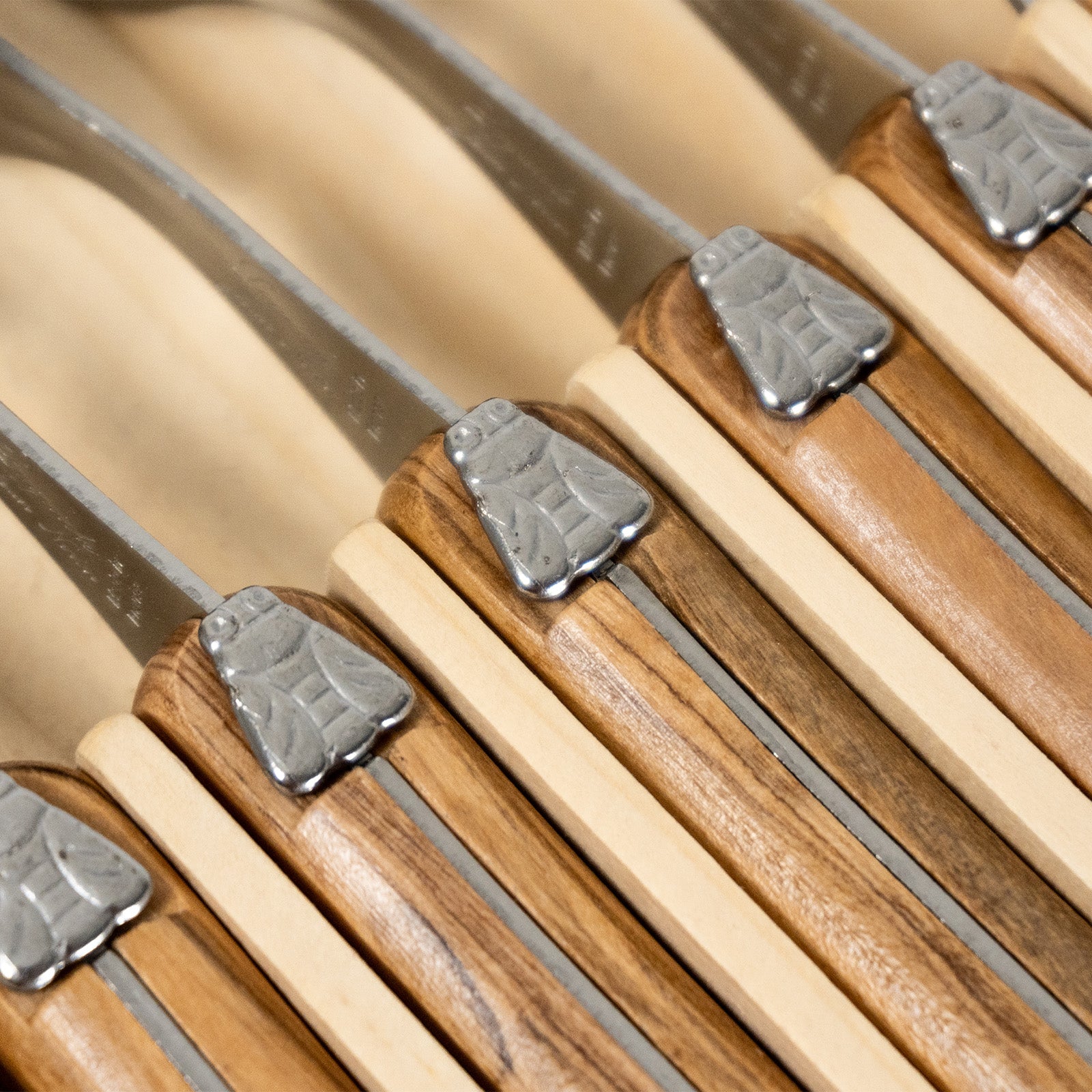 Laguiole Jean Neron Olive Wood Fork Set