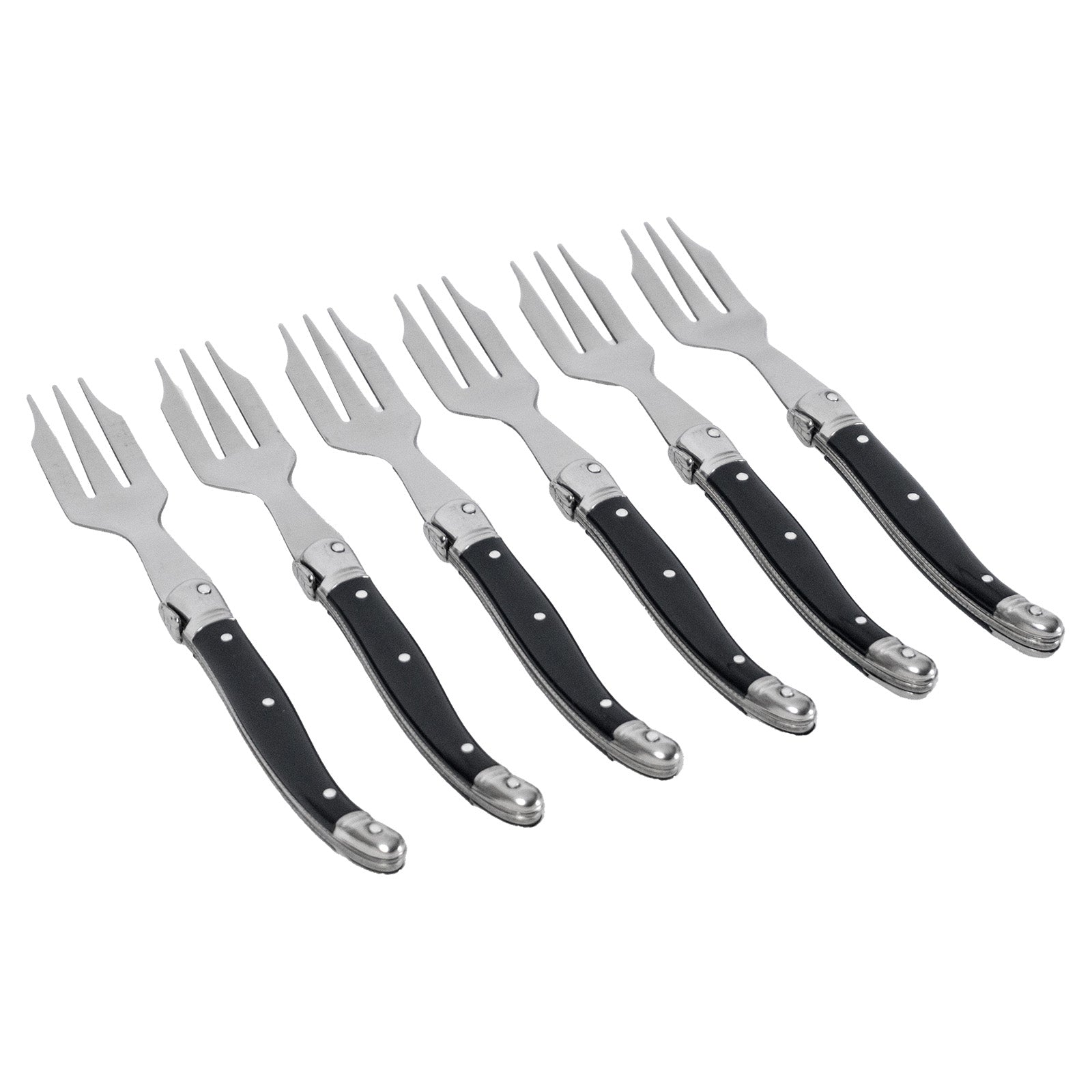 Laguiole Jean Neron Ice Cream Spoon Set - Black