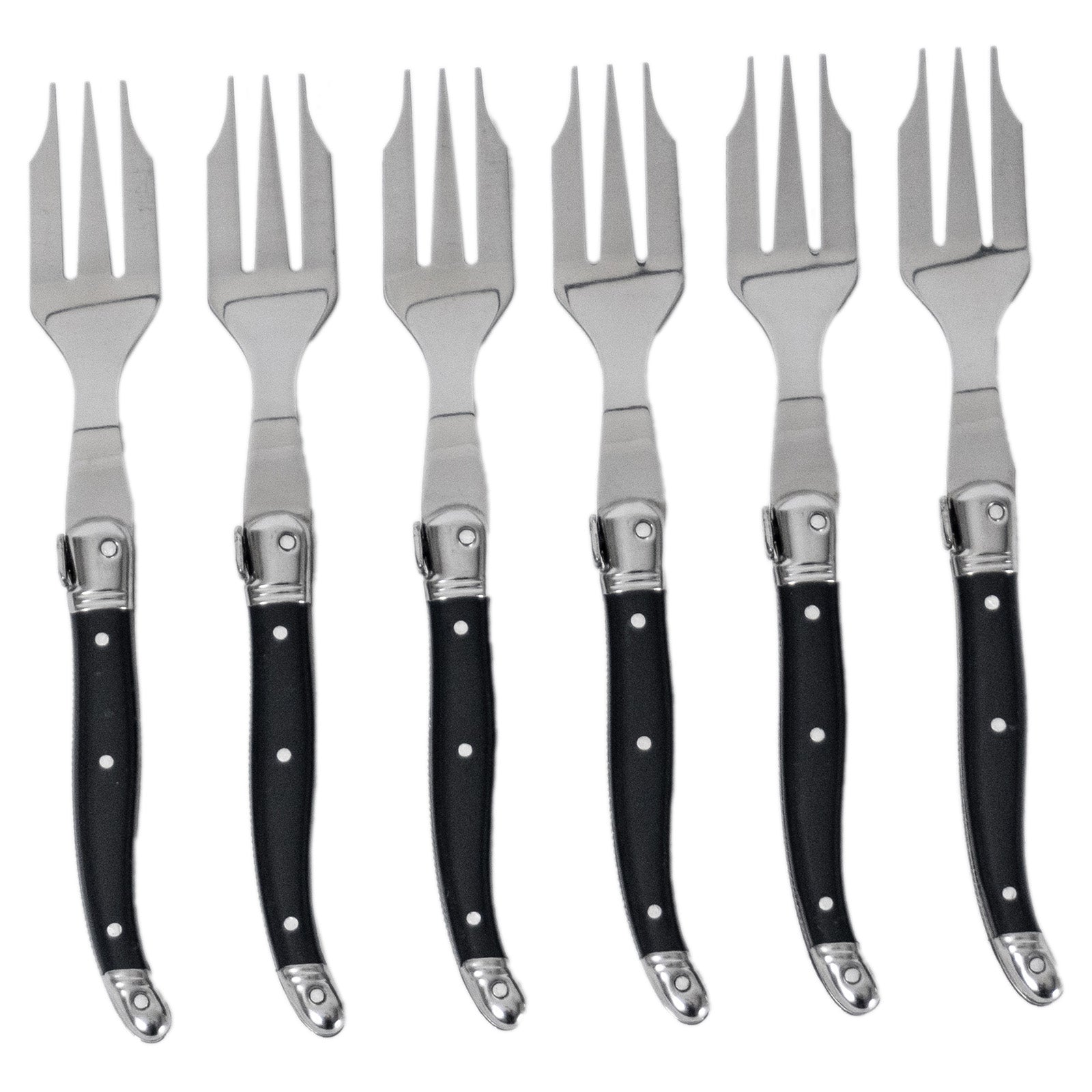 Laguiole Jean Neron Ice Cream Spoon Set - Black