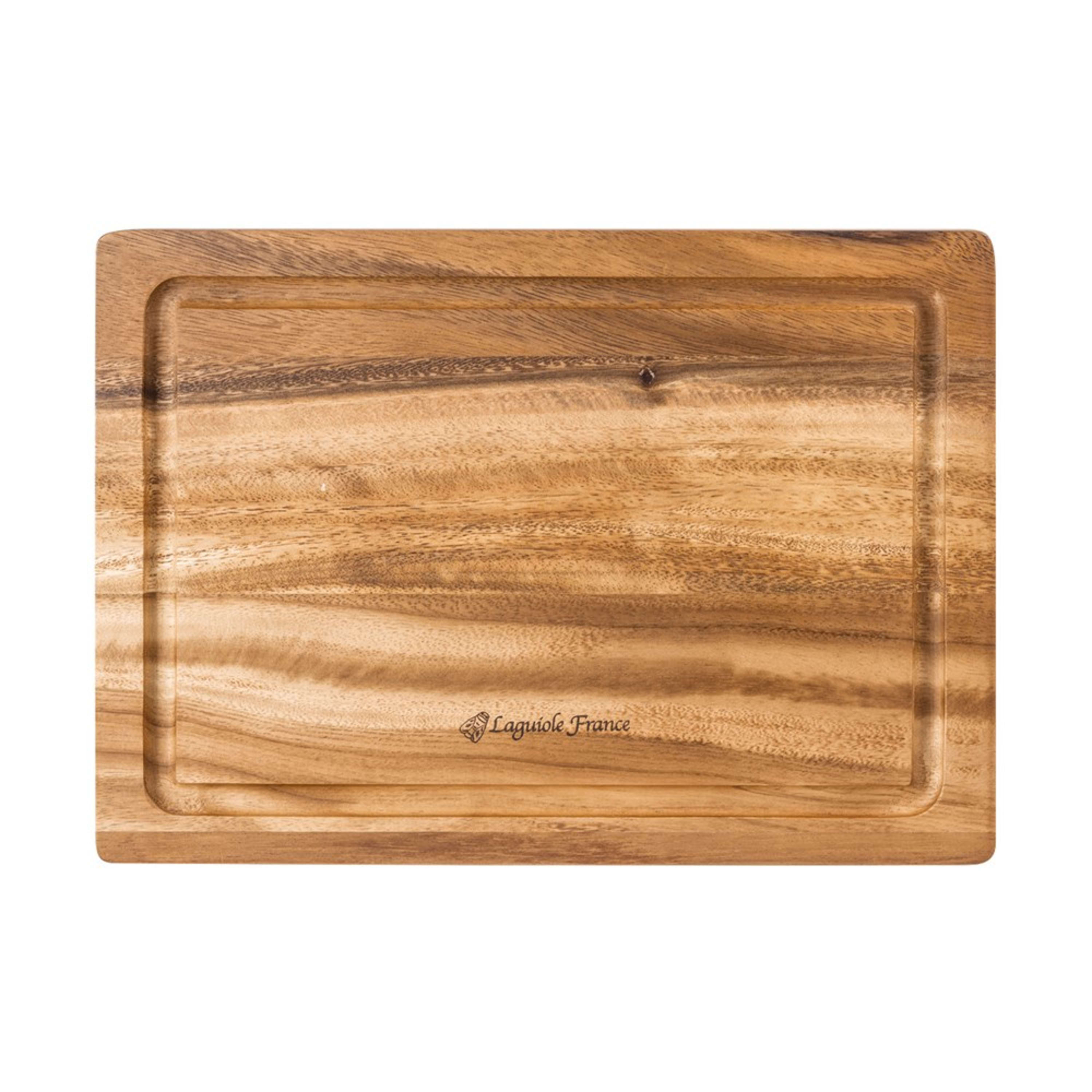 Laguiole Jean Néron Acacia Serving Board With Groove 25x35x1.8cm