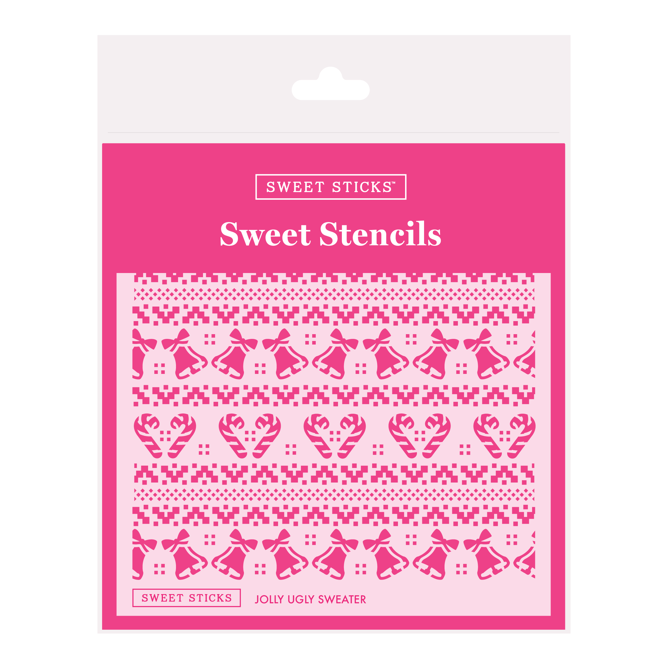 SWEET STICKS Sweet Stencils Christmas Range - Jolly Ugly Sweater