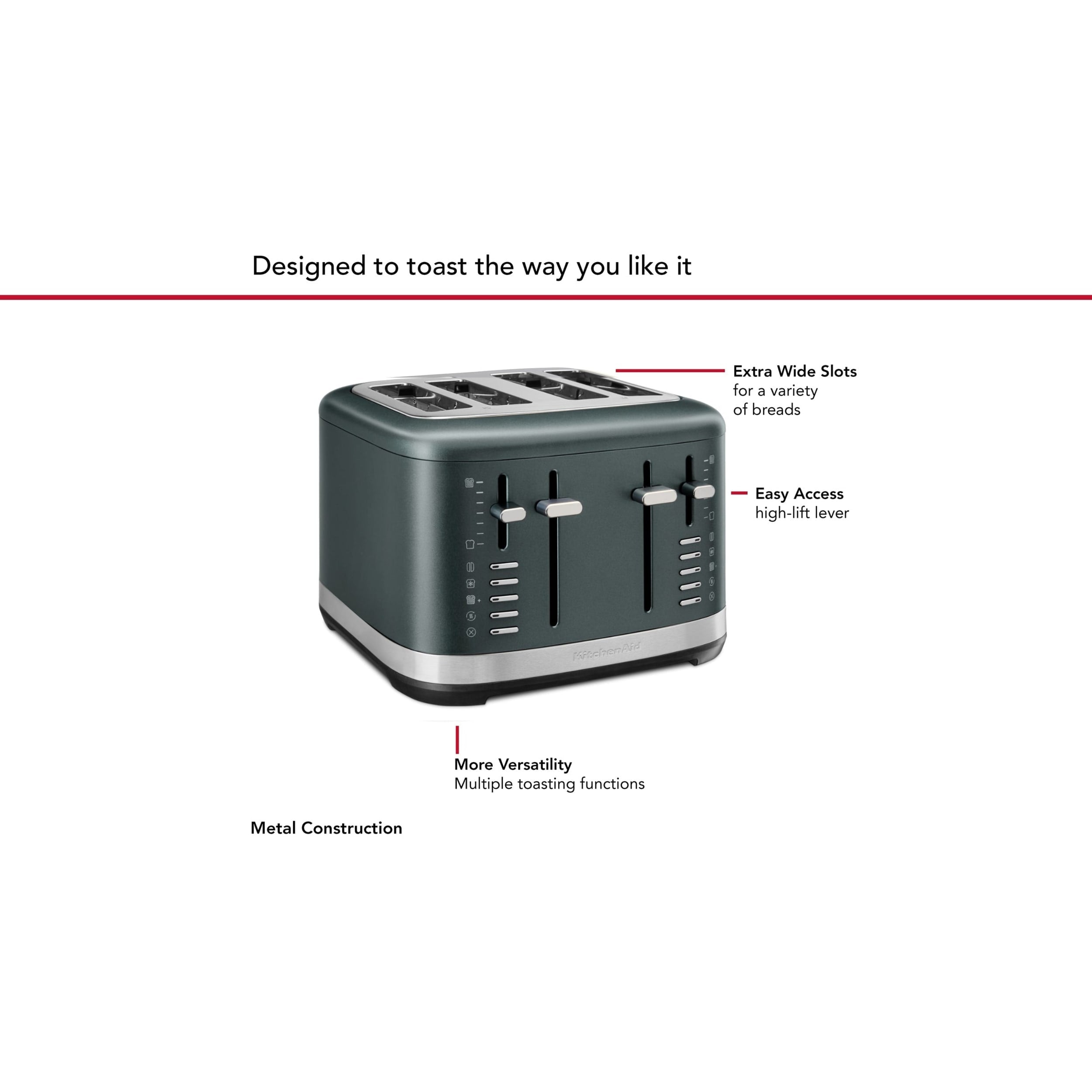 KitchenAid 4 Slice Toaster KMT4109