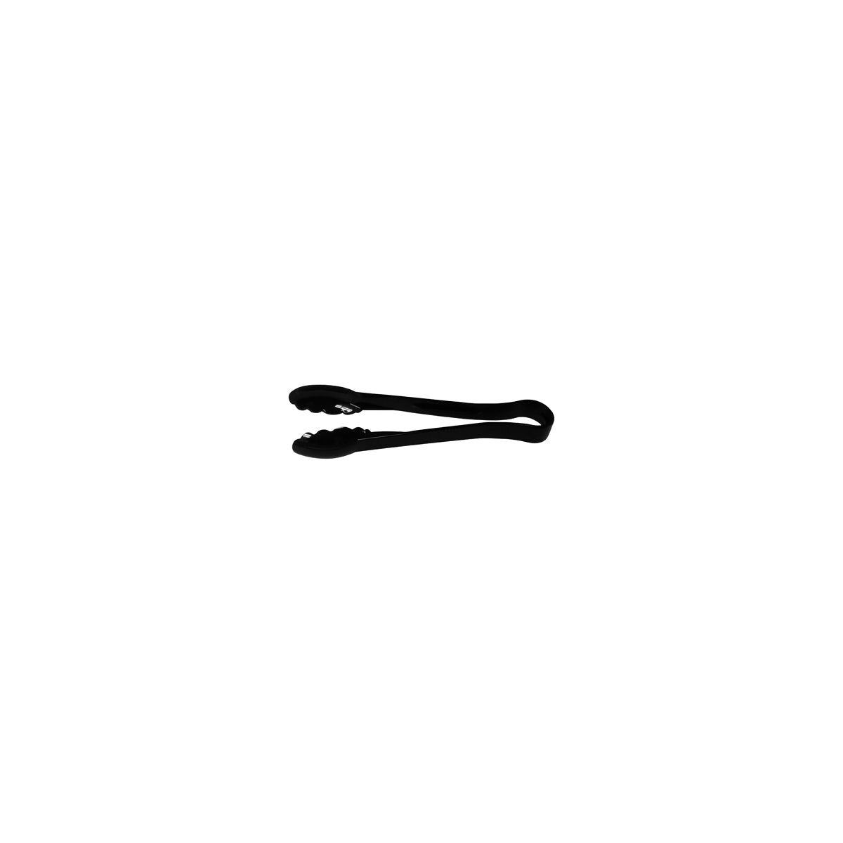 Jiwins Scallop Tong Black Polycarbonate 150mm