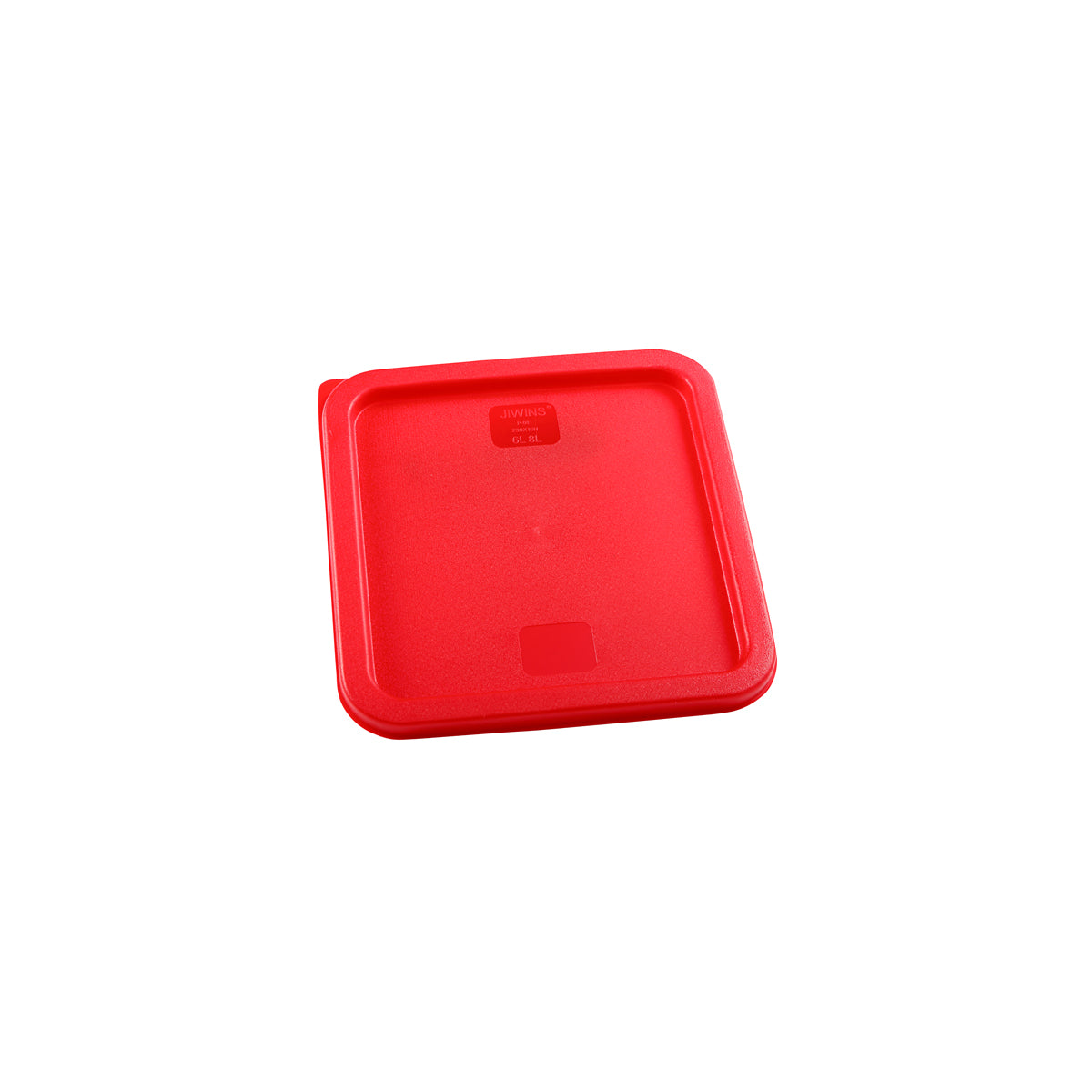 Jiwins Square Lid to Suit Food Container Red 230x230x16mm
