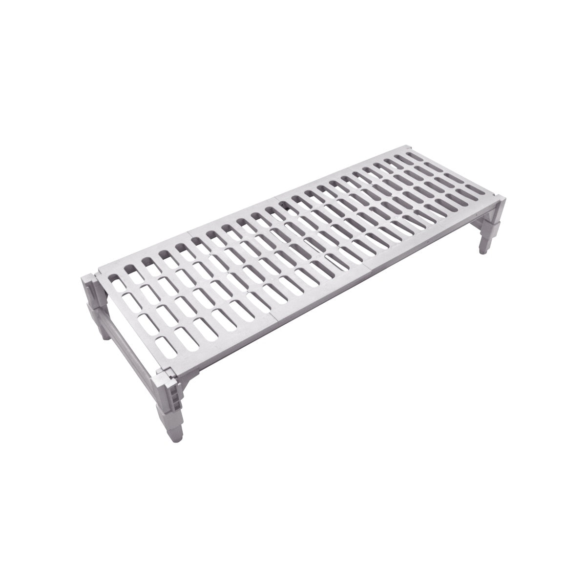 Jiwins Heavy Dunnage Rack Grey Polypropylene & Iron 1525x455x225mm