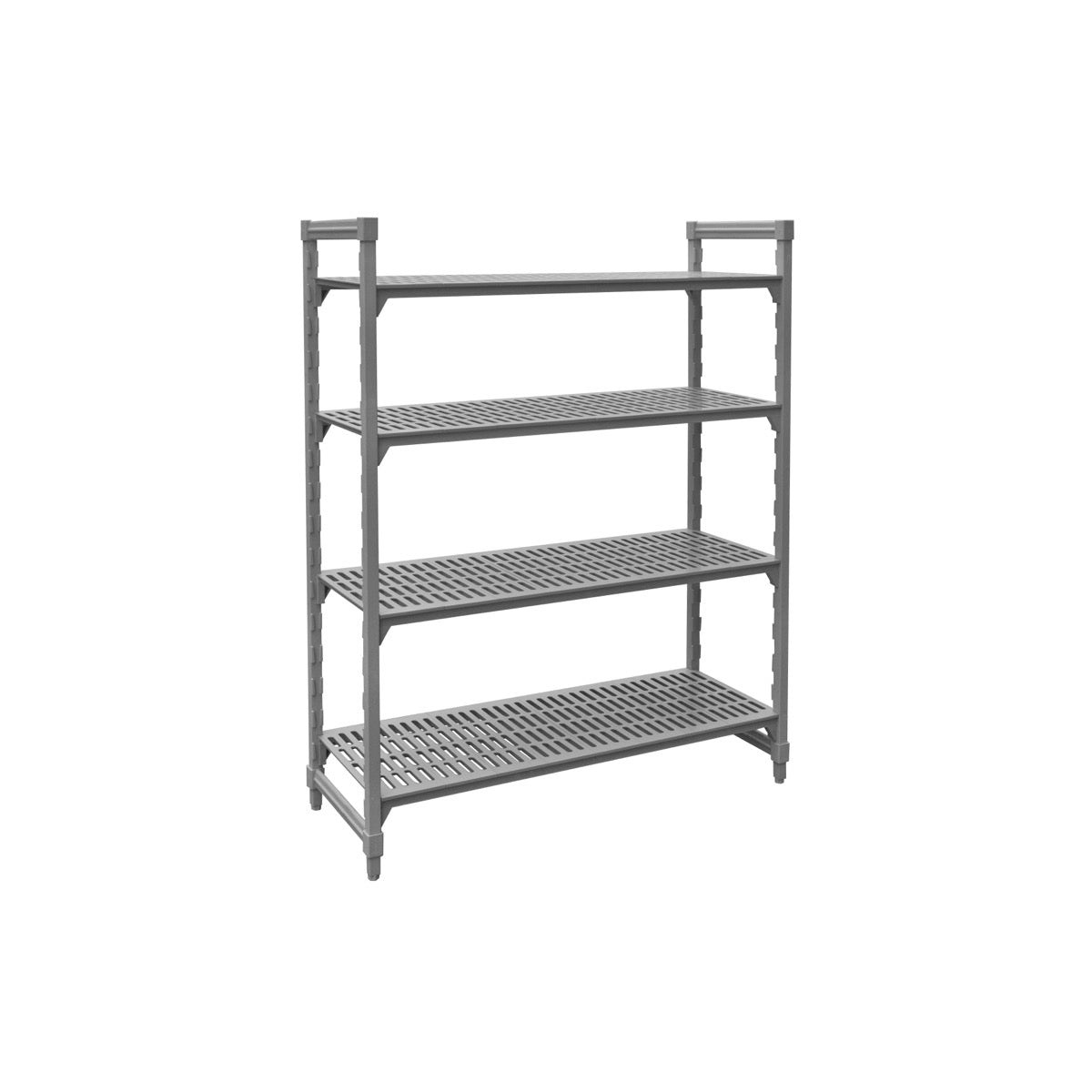 Jiwins Vented Shelf Complete Unit Grey Polypropylene & Iron 910x455x1800mm
