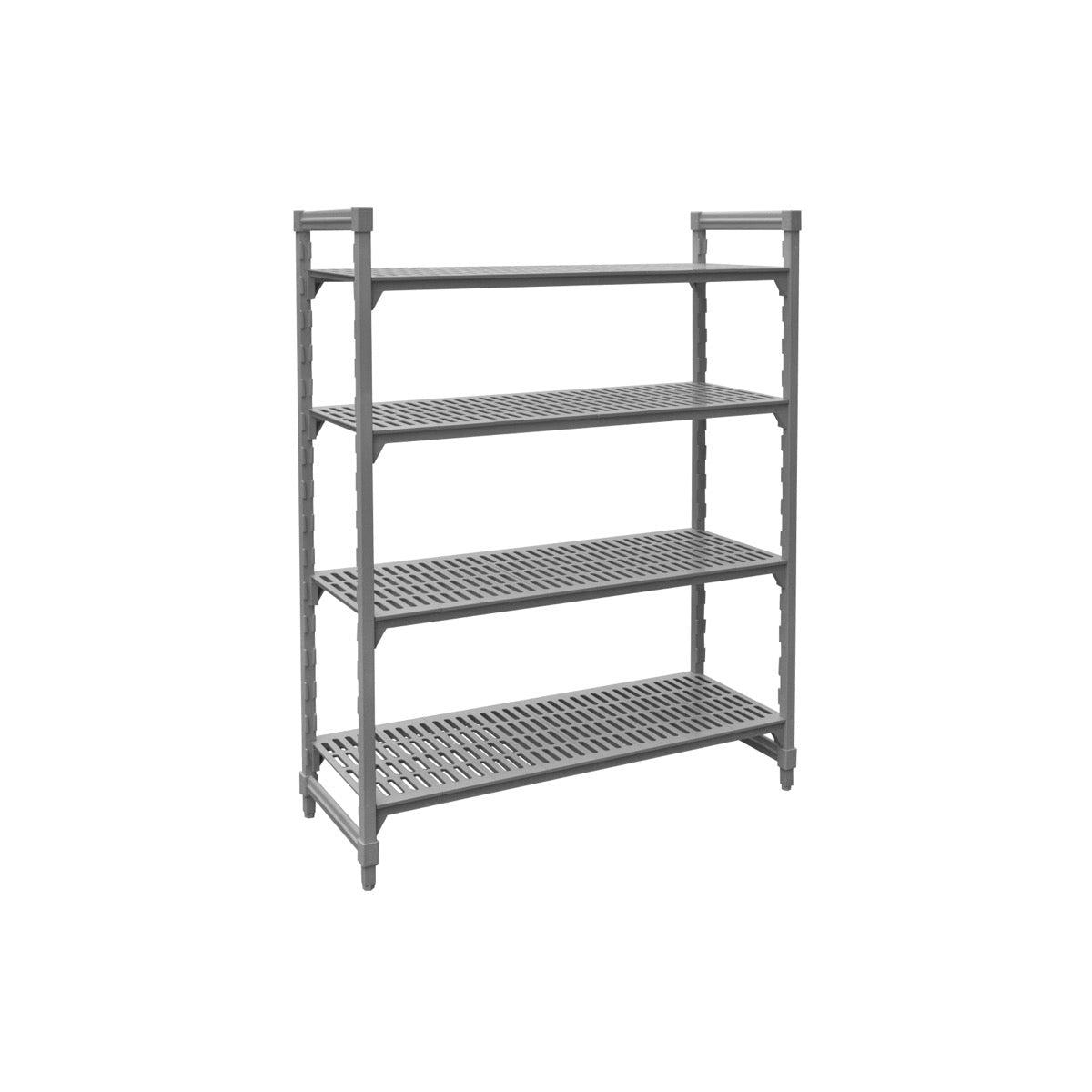 Jiwins Vented Shelf Complete Unit Grey Polypropylene & Iron 1060x455x1800mm