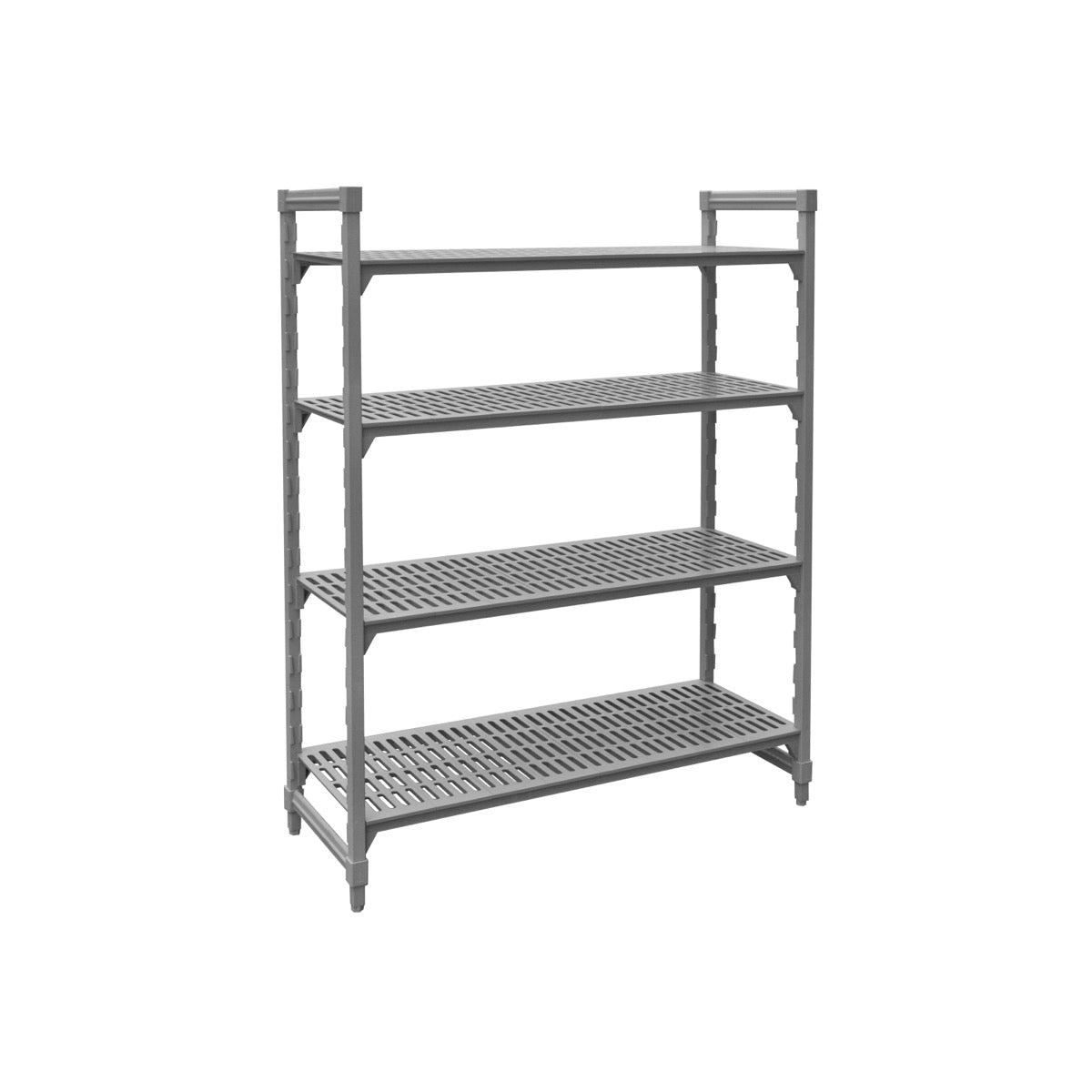 Jiwins Vented Shelf Complete Unit Grey Polypropylene & Iron 1220x455x1800mm