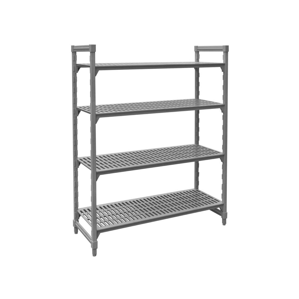 Jiwins Vented Shelf Complete Unit Grey Polypropylene & Iron 1525x455x1800mm