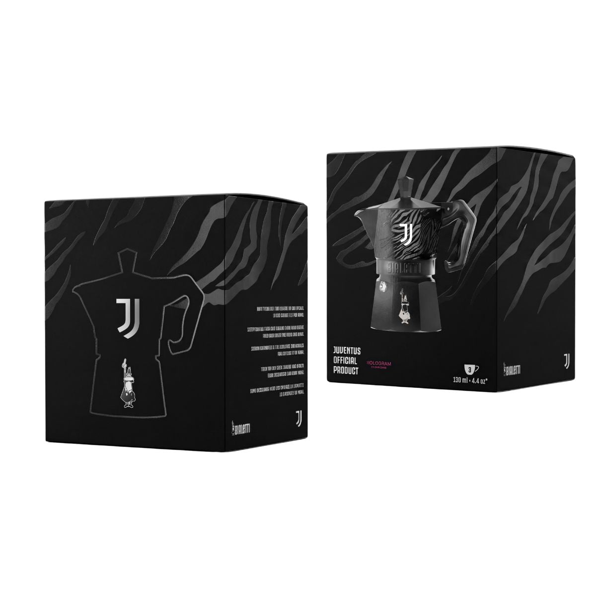 Bialetti Juventus FC Moka Express 3 Cup (130 ml) Stovetop Coffee Maker
