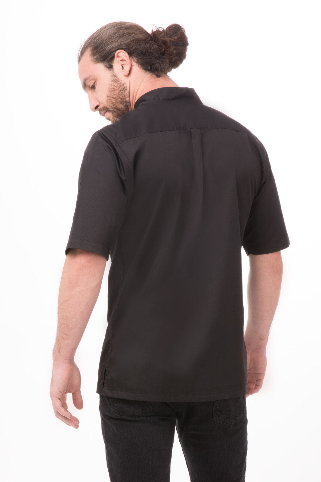Chef Works Avignon Men's Bistro Shirt - Black