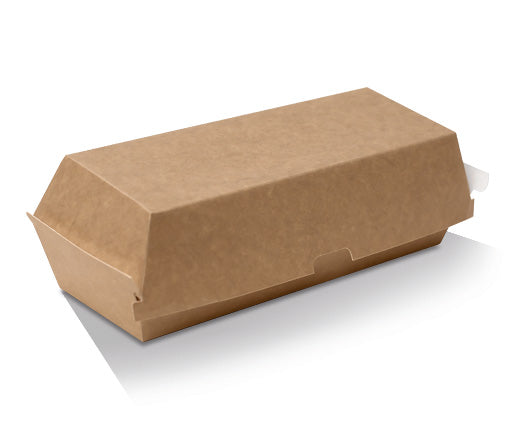 ecoware Hot Dog Box Kraft Board (Carton of 400)
