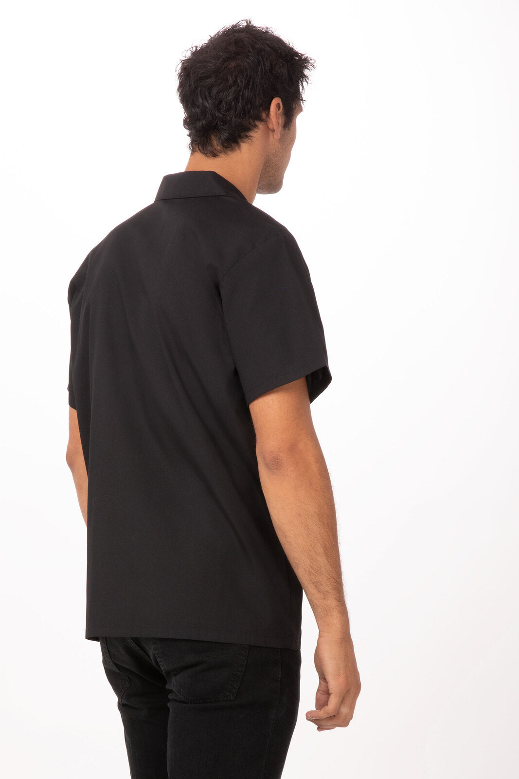 Chef Works Utility Men's Cook Shirt - Black