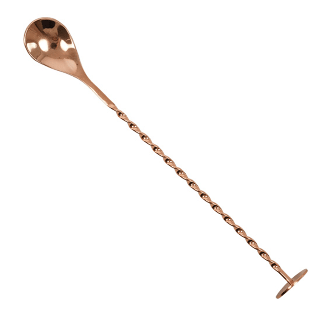KH Probar Bar Spoon W/Masher 11" S/Steel Copper Coated
