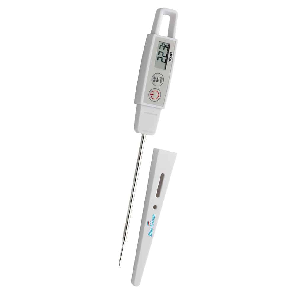 Blue Gizmo Waterproof Digital Probe Thermometer - Recalibratable (BG367)
