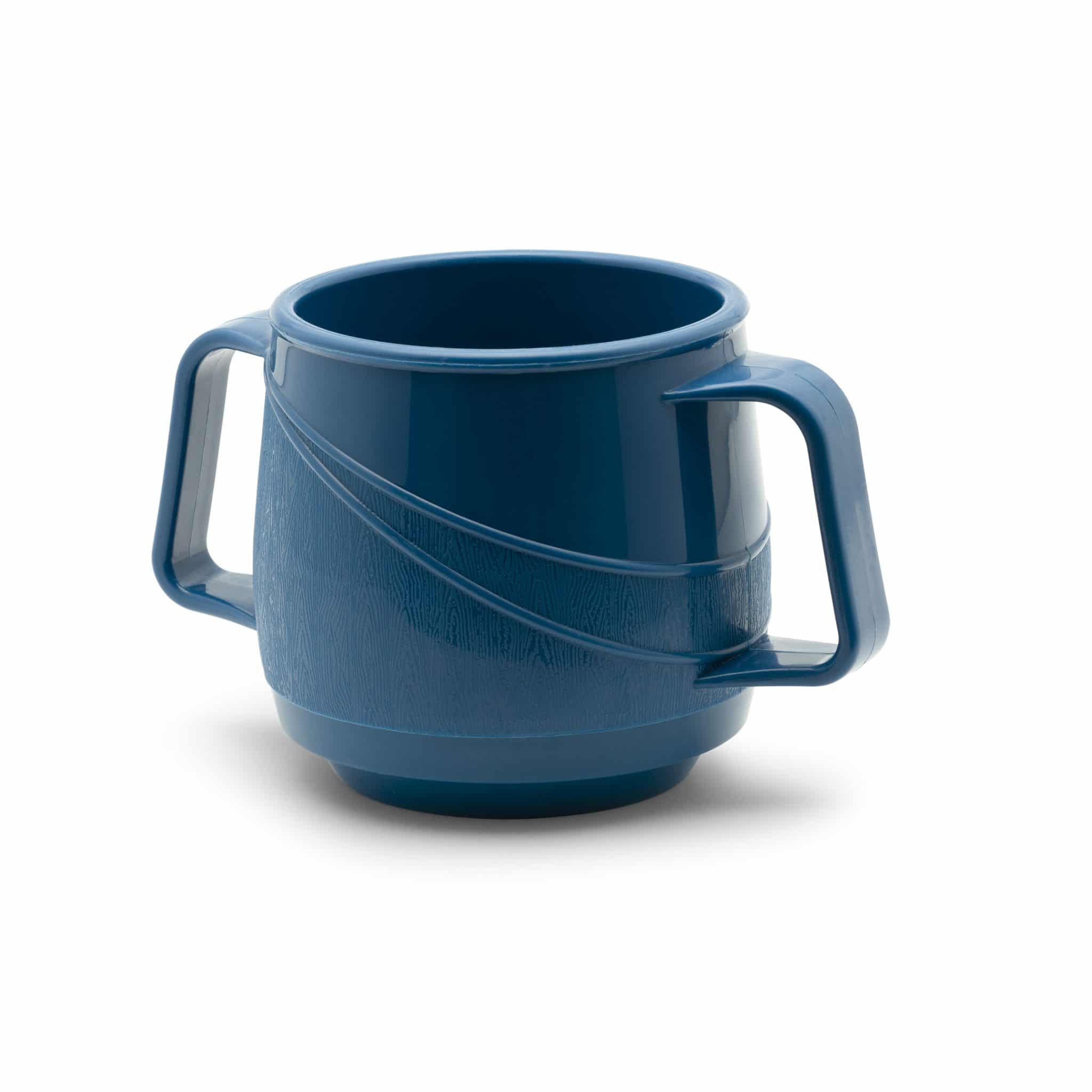KH Healthcare Moderne Bev Mug Insulated Double Hdle 250ml Blue PP/Pu (#33)