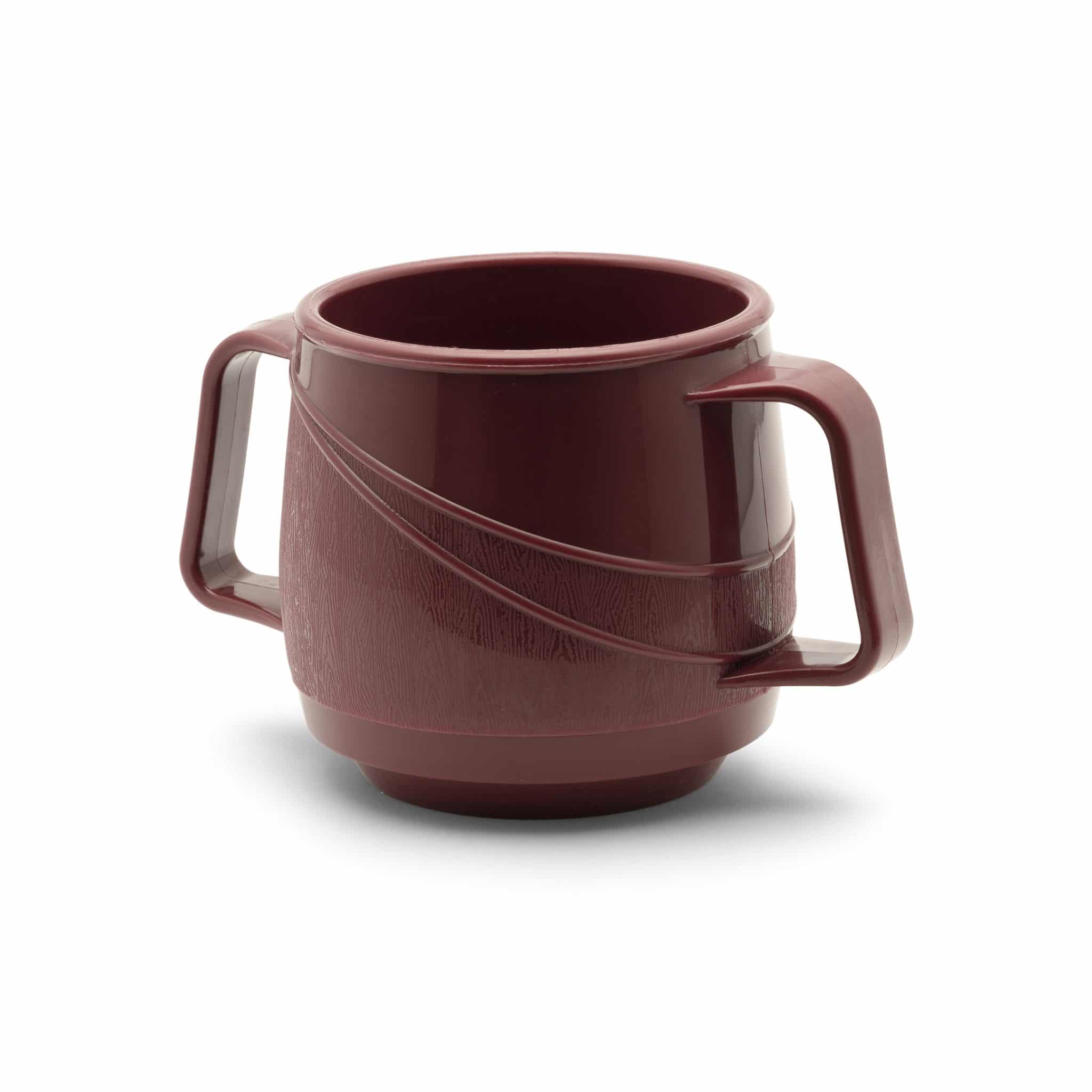 KH Healthcare Moderne Bev Mug Insulated Double Hdle 250ml Burgundy PP/Pu (#33)