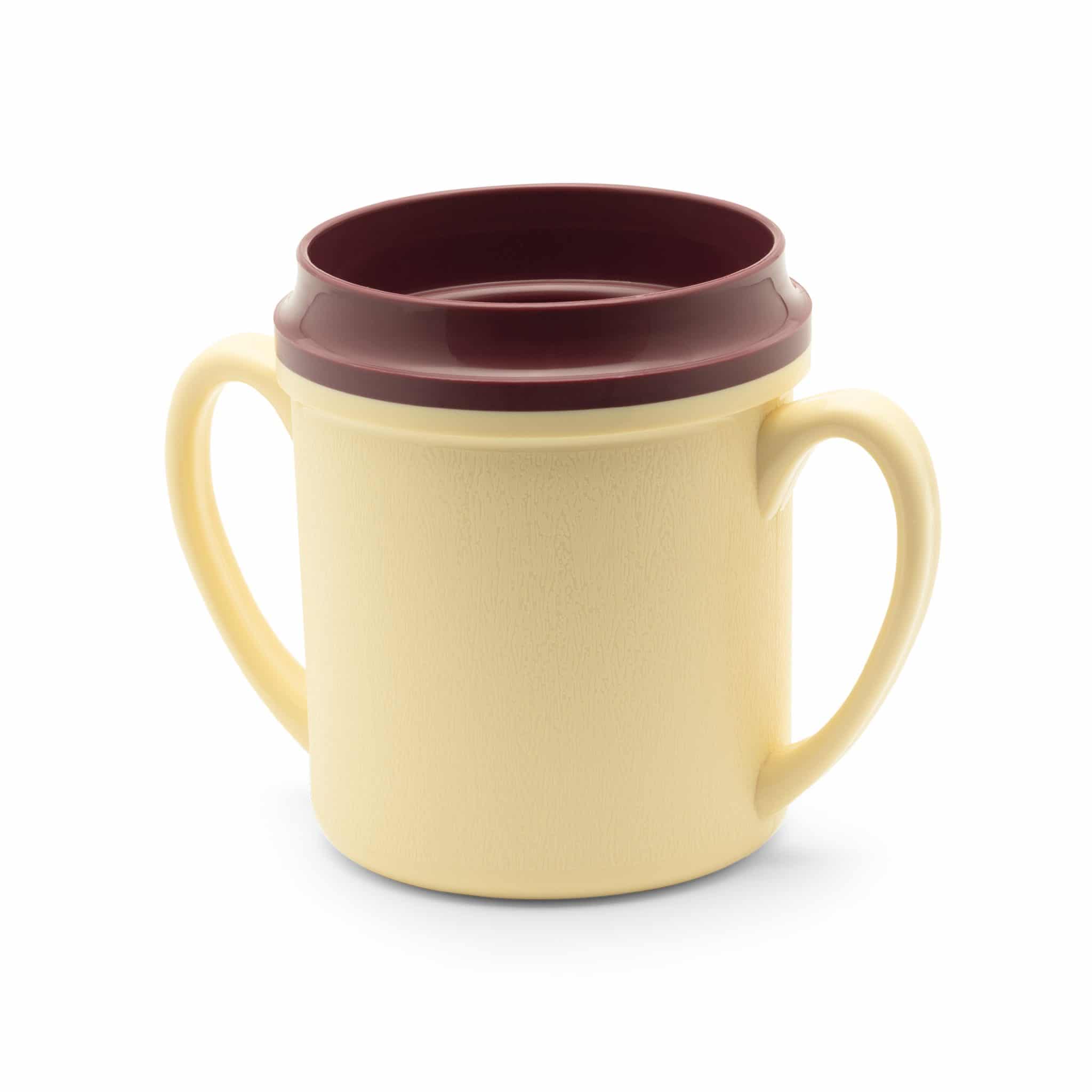 KH Healthcare Traditional Mug Double Handle Insulated 250 ml Yellow PP/Pu (#13)