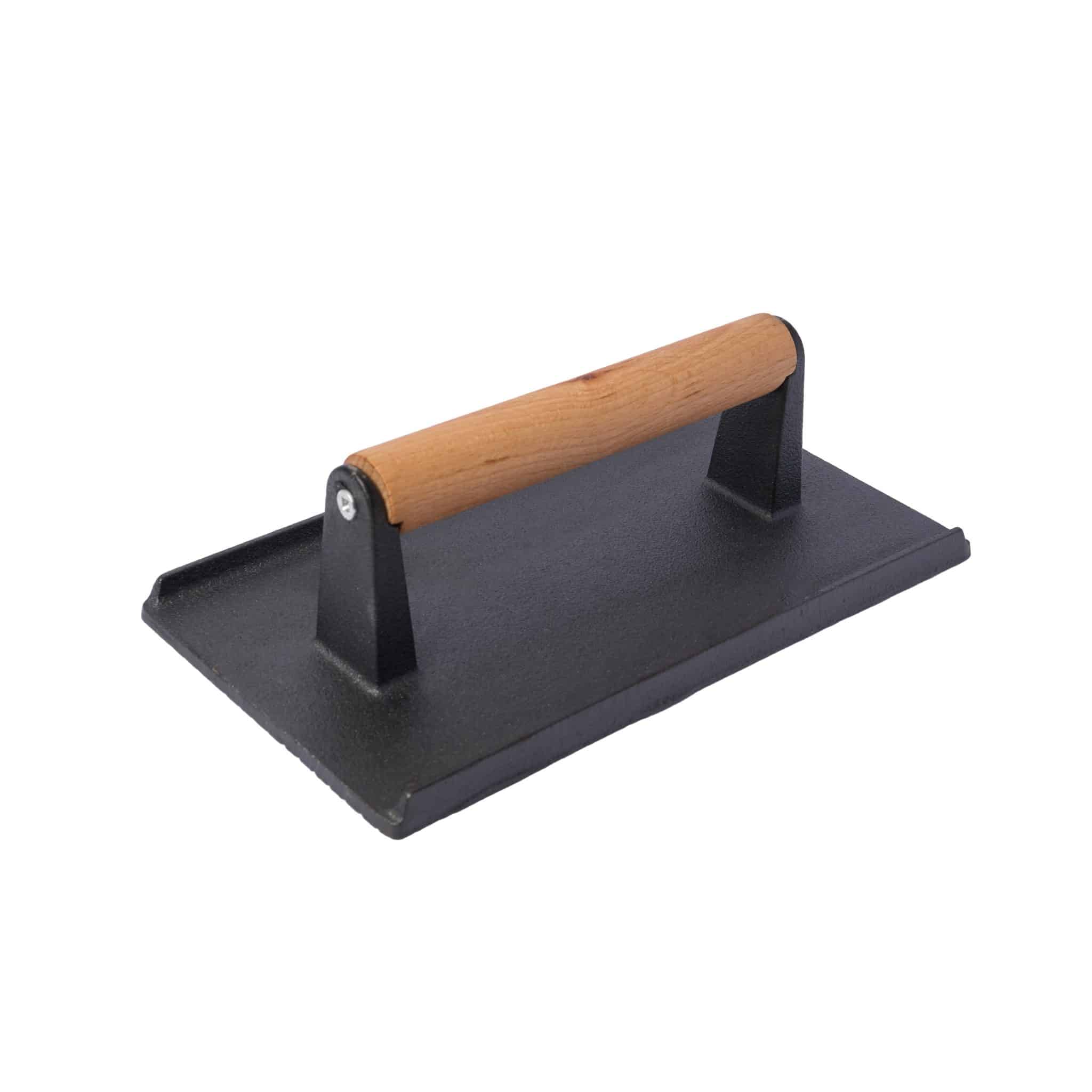 KH Khast Cast Iron Rectangular Meat Press 21cm