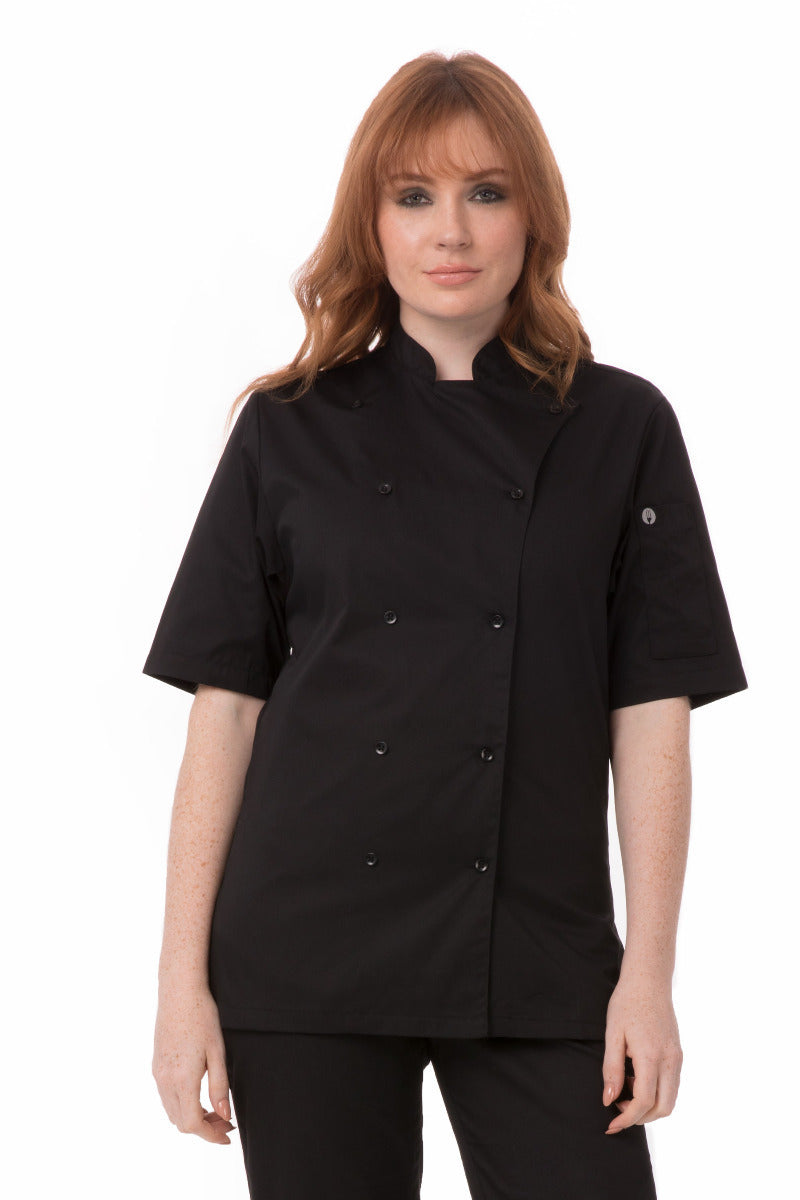 Chef Works Avignon Women's Bistro Shirt - Black