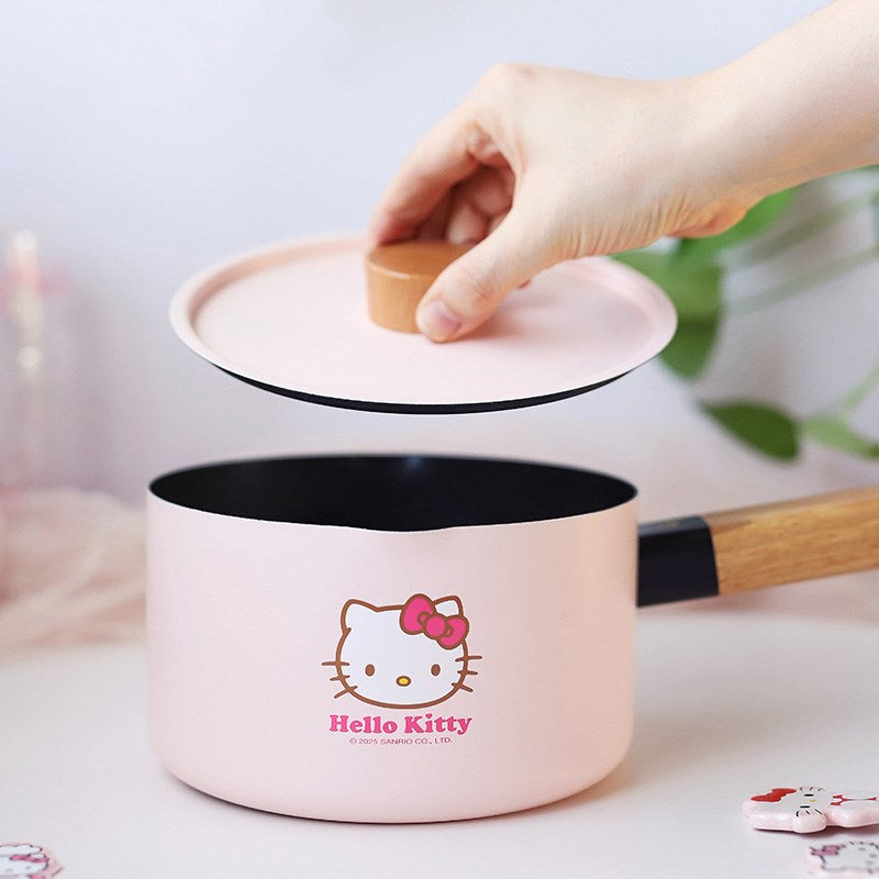 CHEFMADE Hello Kitty Non-Stick Saucepan with Lid 16cm