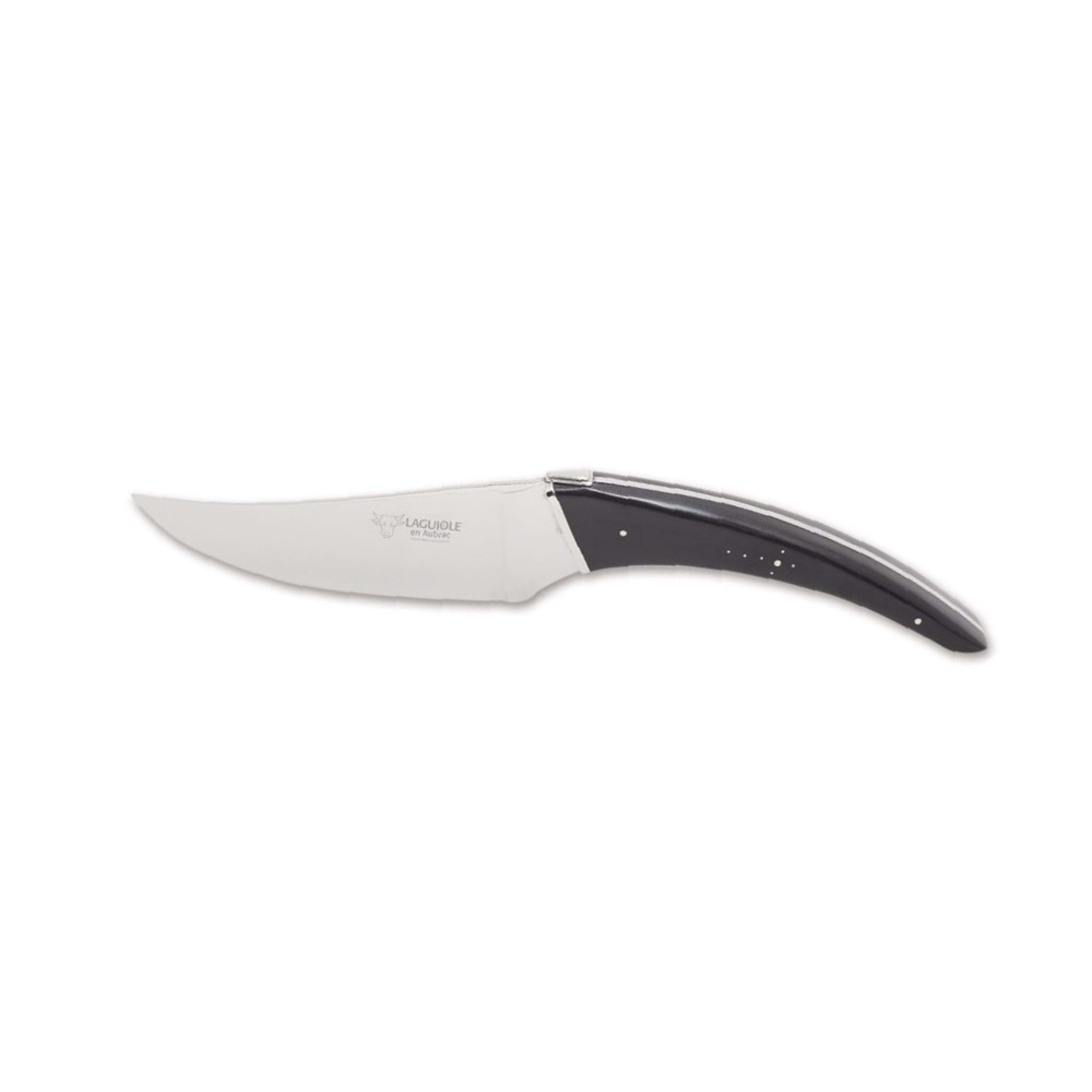 Laguiole en Aubrac Le Buron Forged Cheese Knife - Ebony Wood