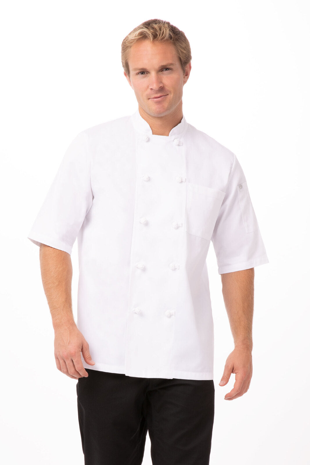 Chef Works Tivoli Men's Chef Jacket - White