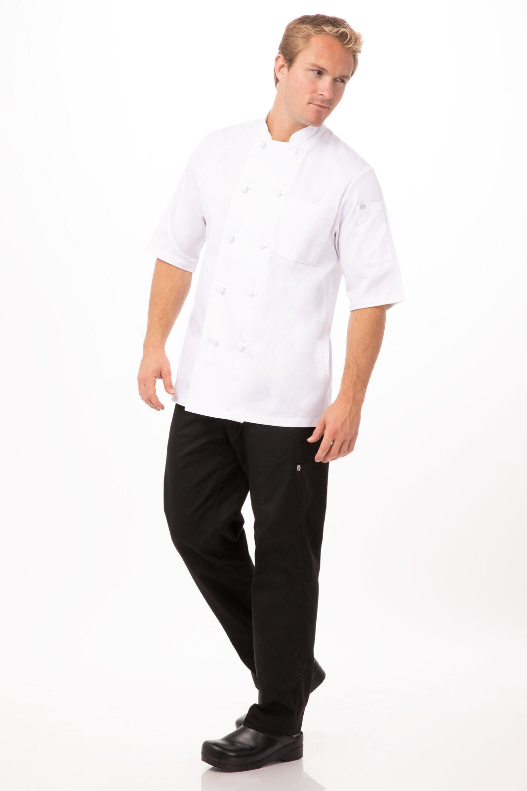 Chef Works Tivoli Men's Chef Jacket - White