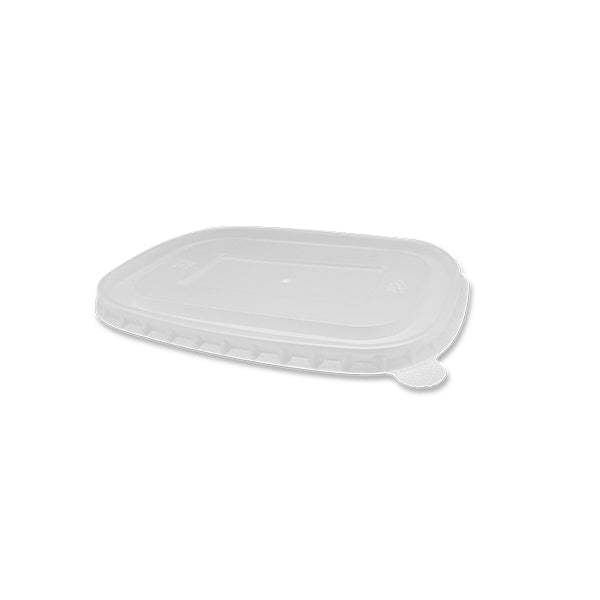 ecoware CPLA Lid for Rectangular Container Fits 500-1000ml (Carton of 300)
