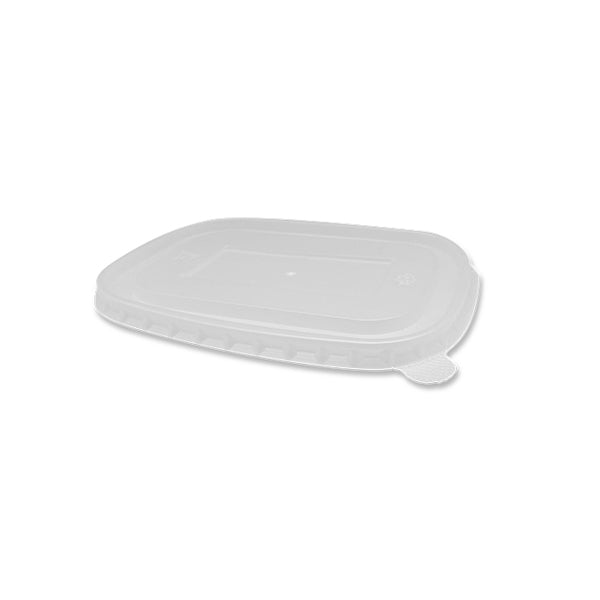 ecoware PP Lid for Rectangular Container Fits 500-1000ml (Carton of 300)
