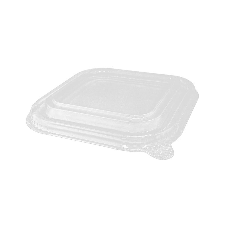 ecoware PET Lid for Square Container Fits 750-1400ml (Carton of 300)