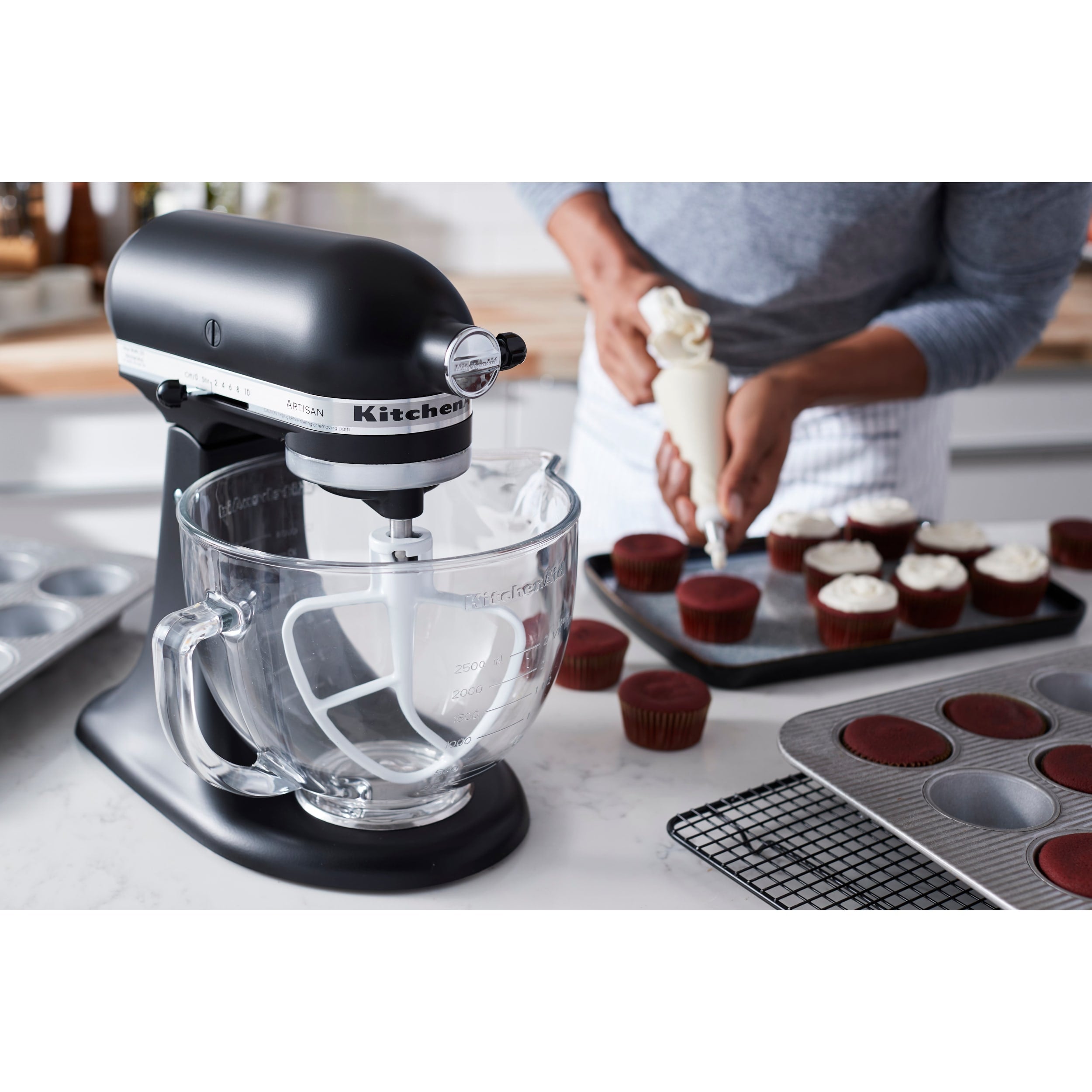 KitchenAid 4.7L Glass Bowl for Tilt-Head Stand Mixer KSM5GB