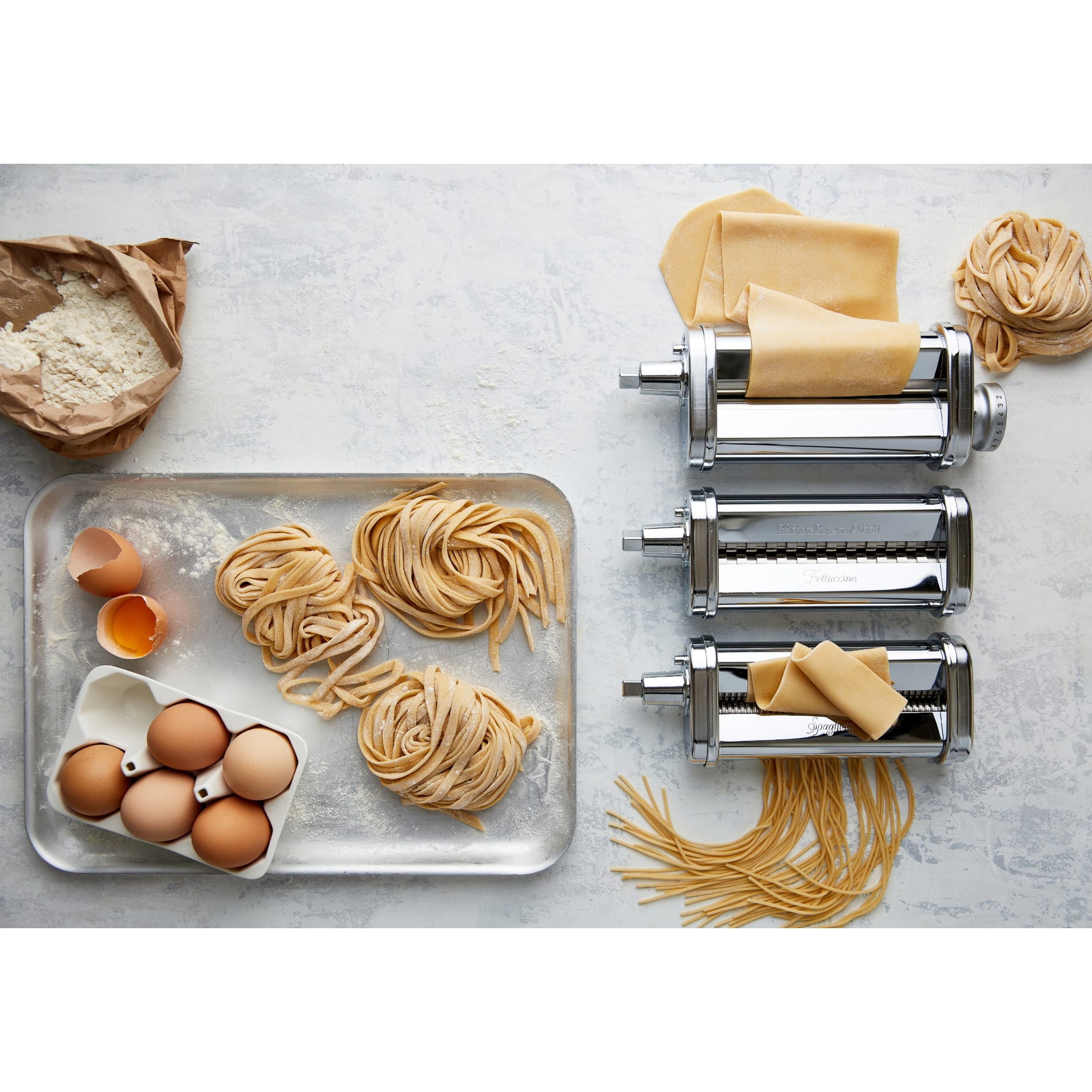 KitchenAid 3-Piece Pasta Roller and Cutter Attachment KSMPRA