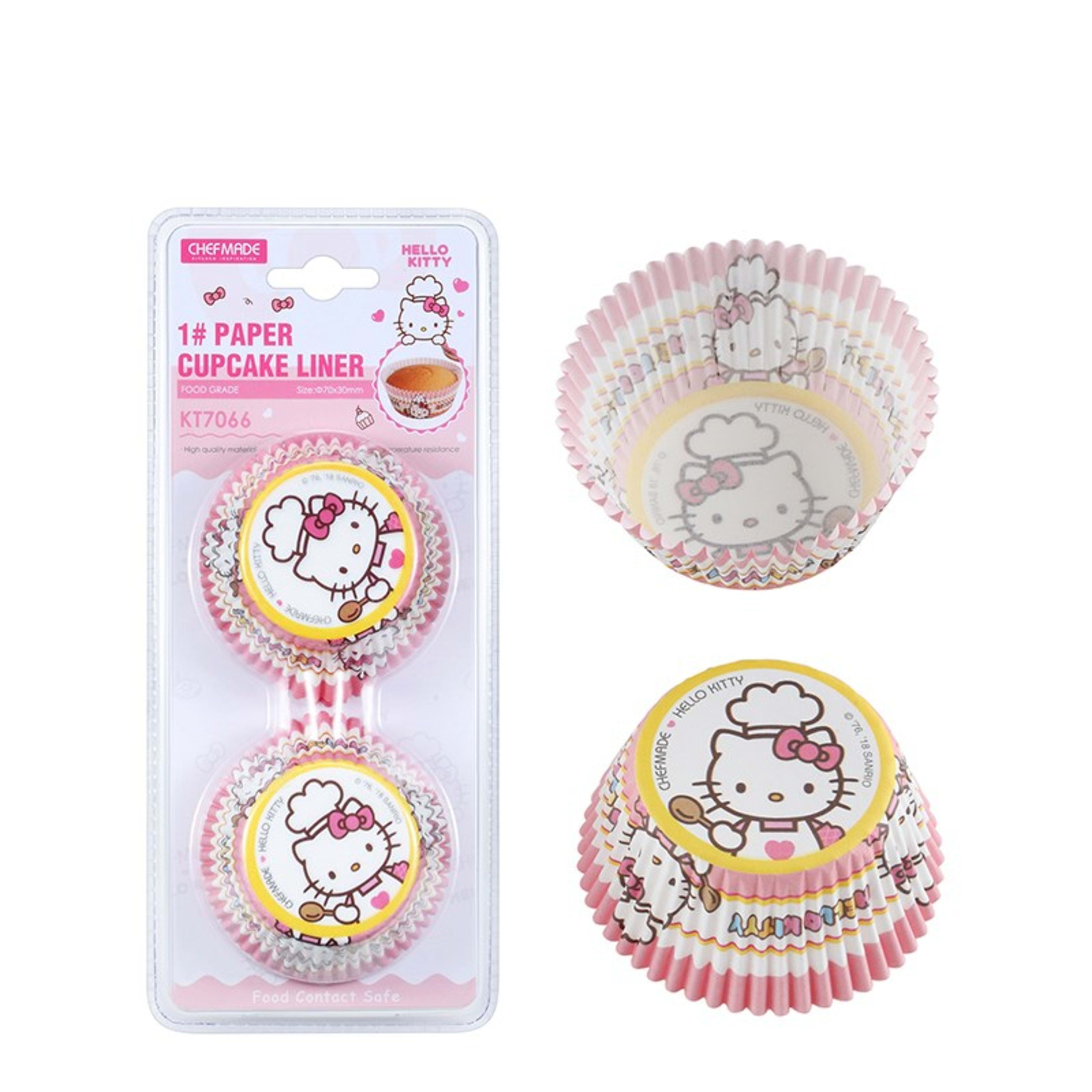 CHEFMADE x Sanrio Hello Kitty Paper Cupcake Liner (100 Piece) - Chef