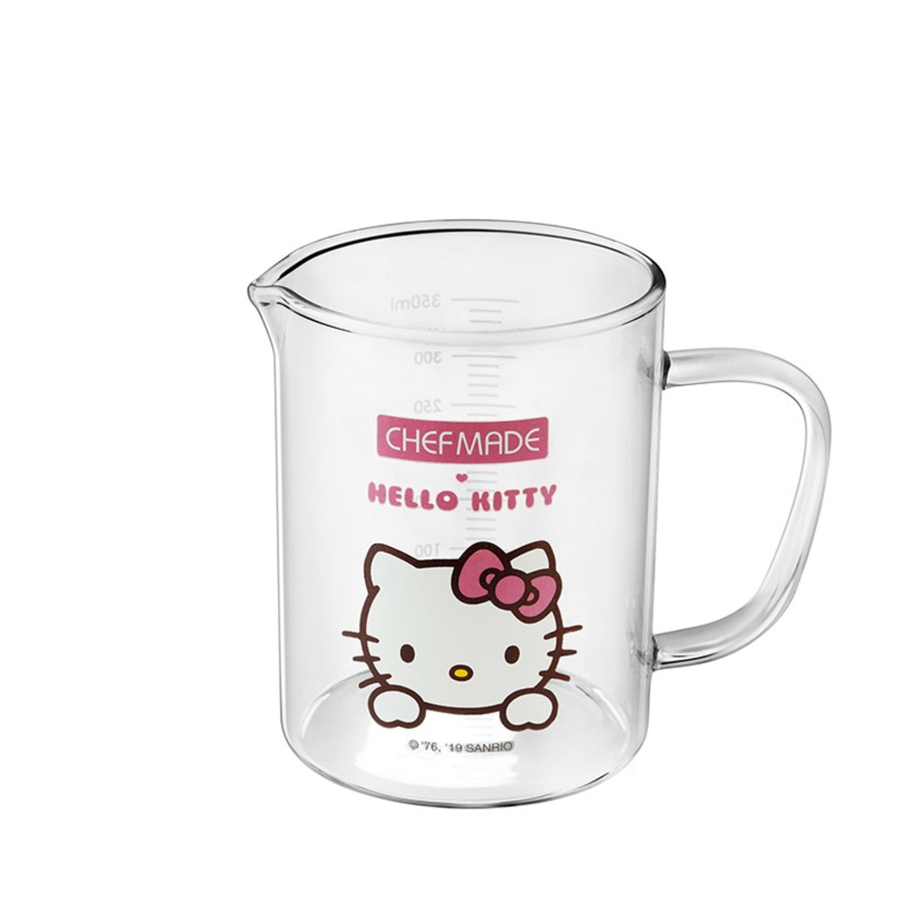 CHEFMADE x Sanrio Hello Kitty Borosilicate Glass Measuring Cup 350ml