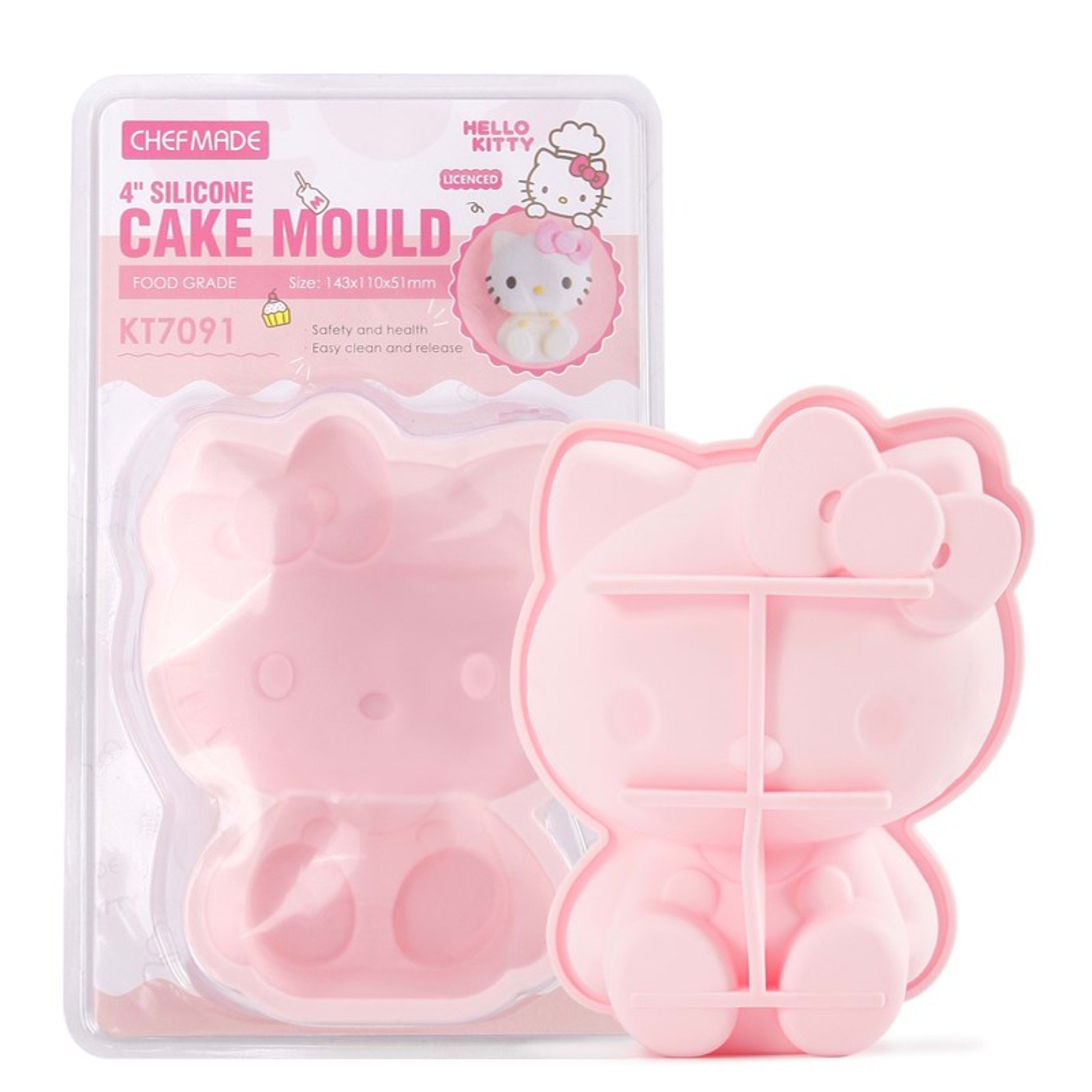 CHEFMADE x Sanrio Hello Kitty Shaped Silicone Cake Mould 14x11x5cm