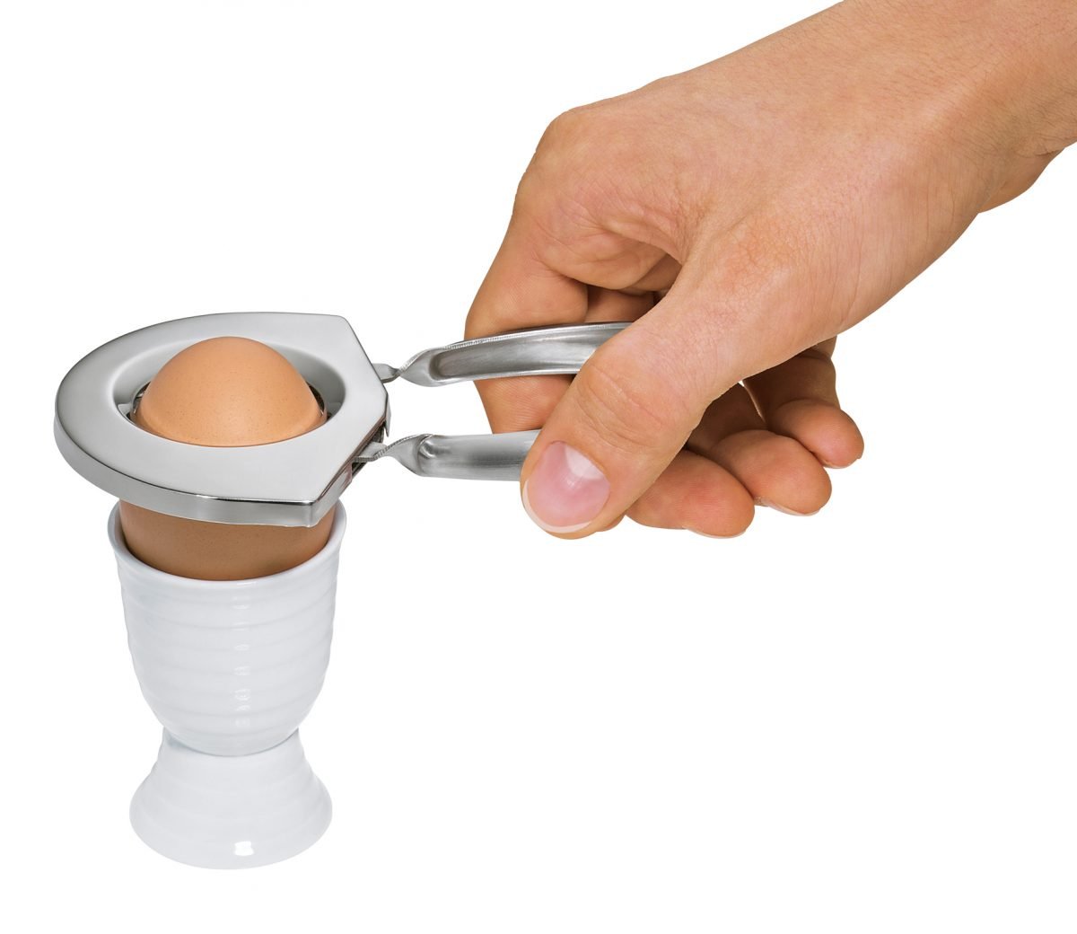 Kuchenprofi Smart Egg Shell Topper S/Steel 12x8.5cm