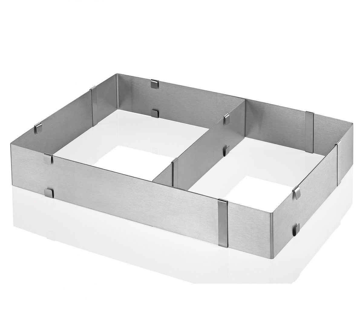Kuchenprofi PatisserieAdjustable Cake Ring Rectangular 18.5x27.5x5cm