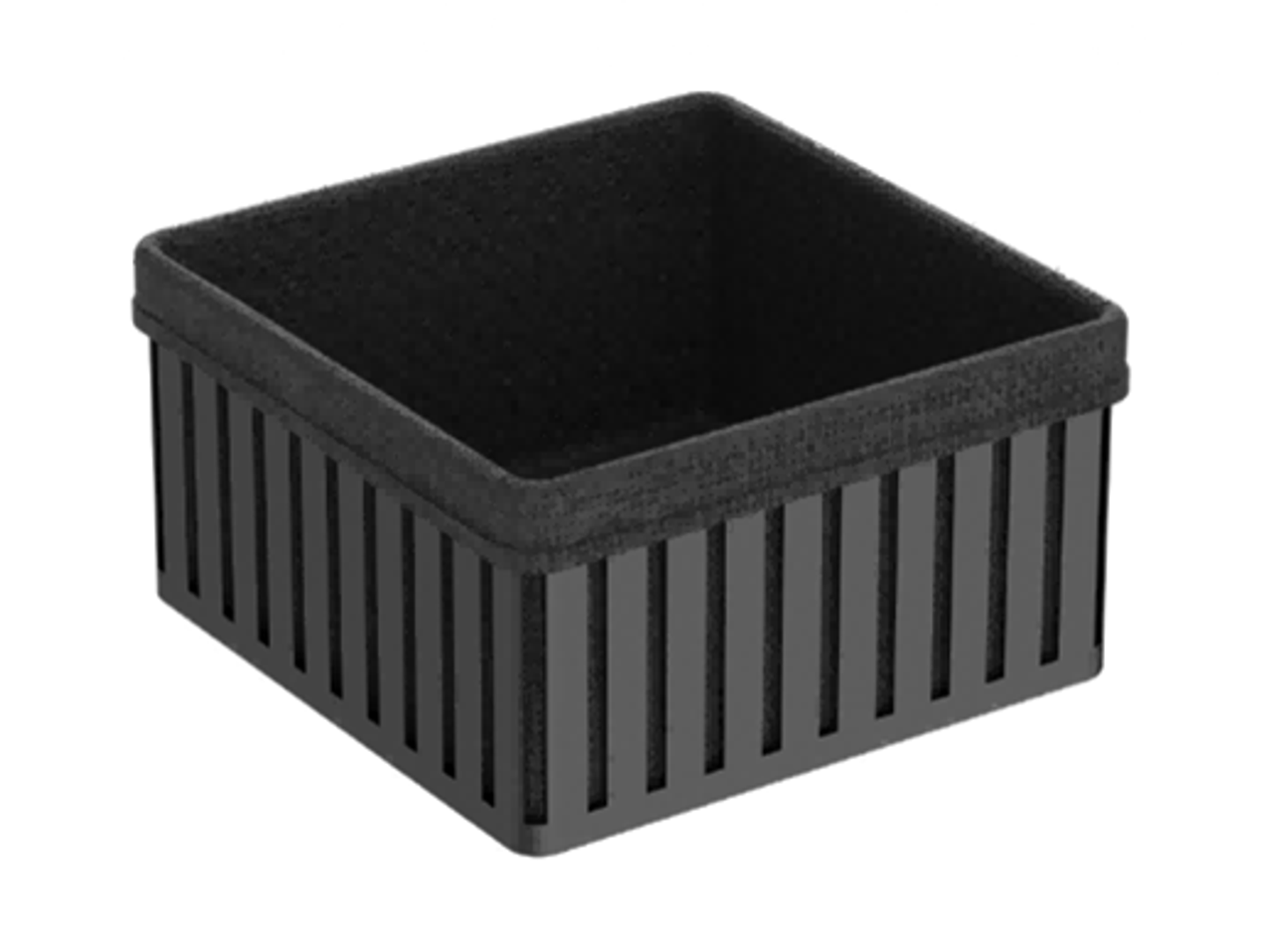 Hudson Bread Basket With Cotton Liner - 21cm x 21cm x 11cm