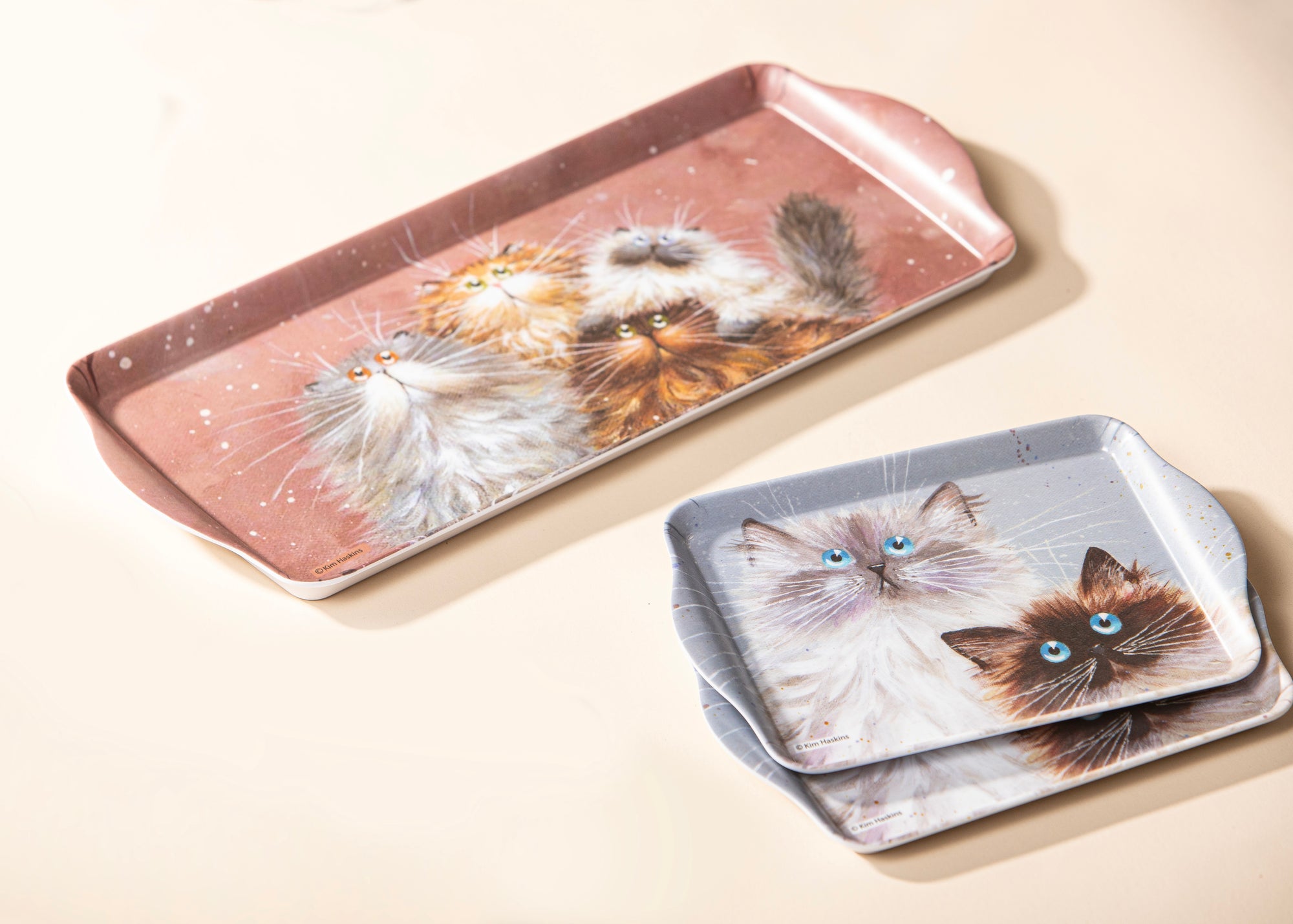 Ashdene Kim's Cats Sully & Bucky 2pk Scatter Tray