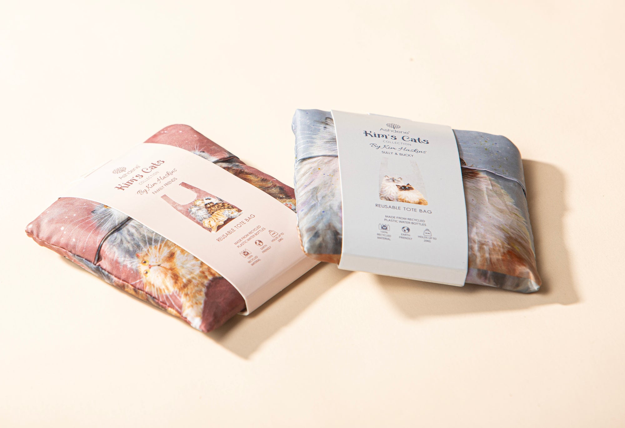 Ashdene Kim's Cats Sully & Bucky Shopping Bag