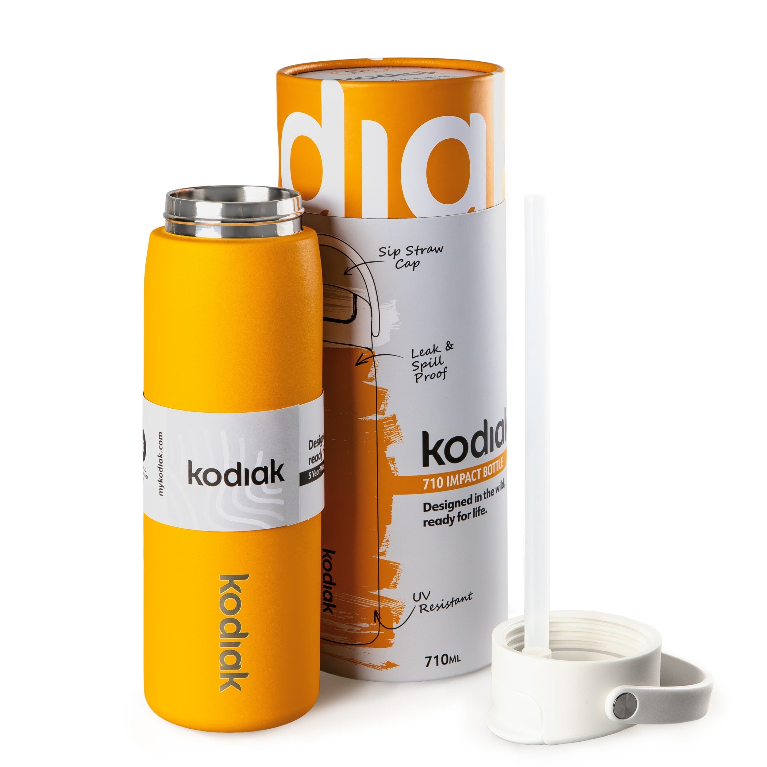 Kodiak Impact Insulated Bottle 710ml Orange Burst