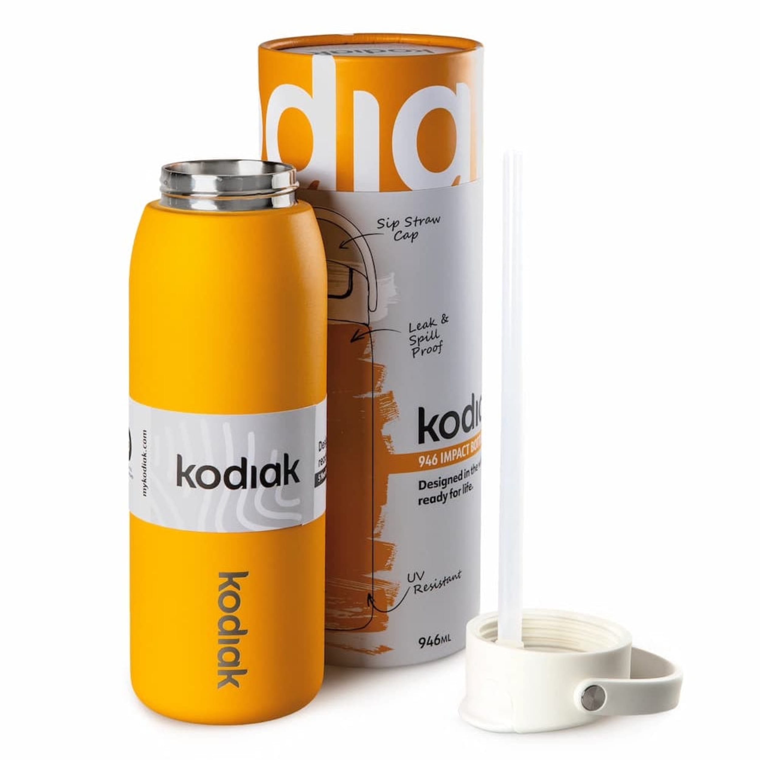 Kodiak Impact Insulated Bottle 946ml Orange Burst