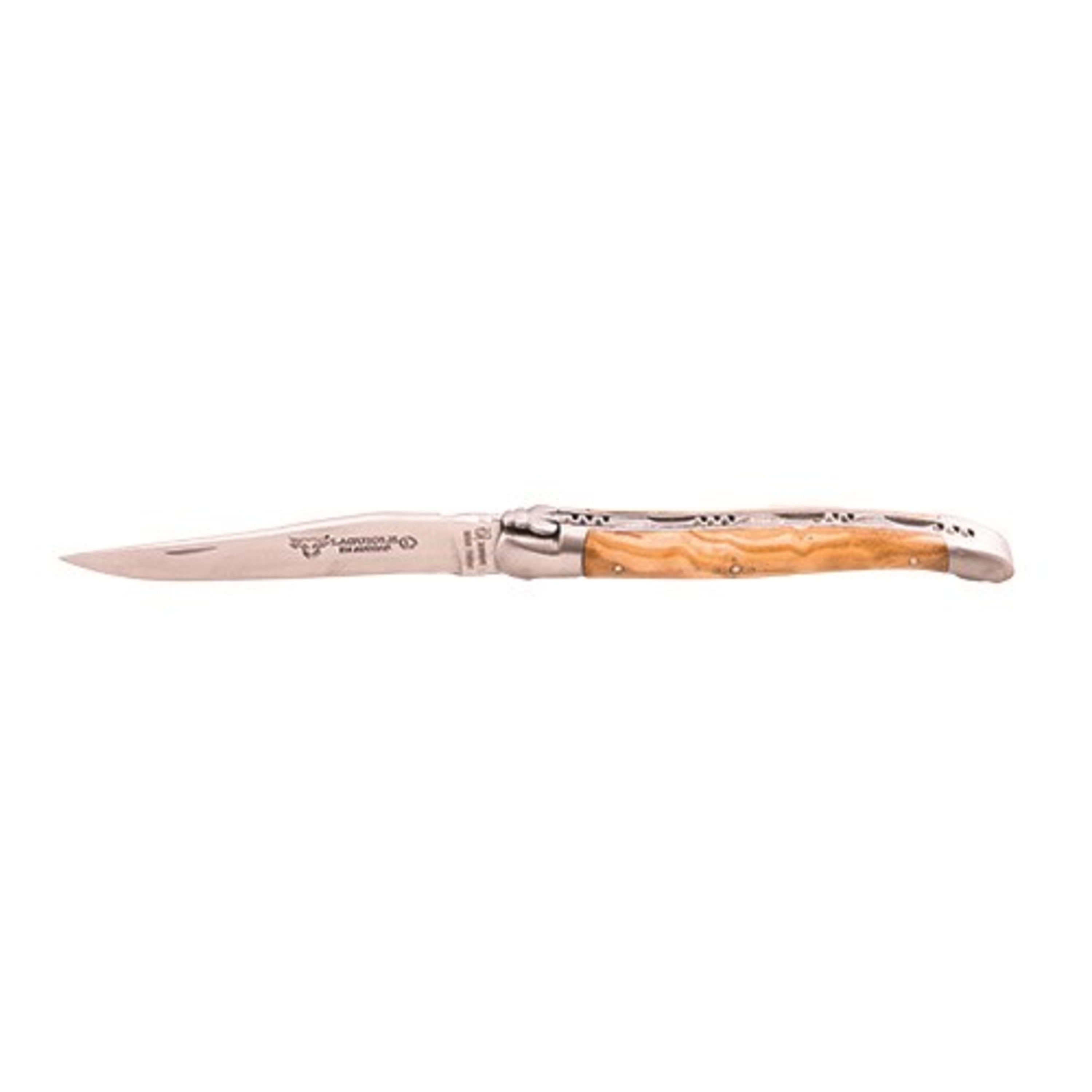 Laguiole en Aubrac Folding Knife 12cm - Olive Wood