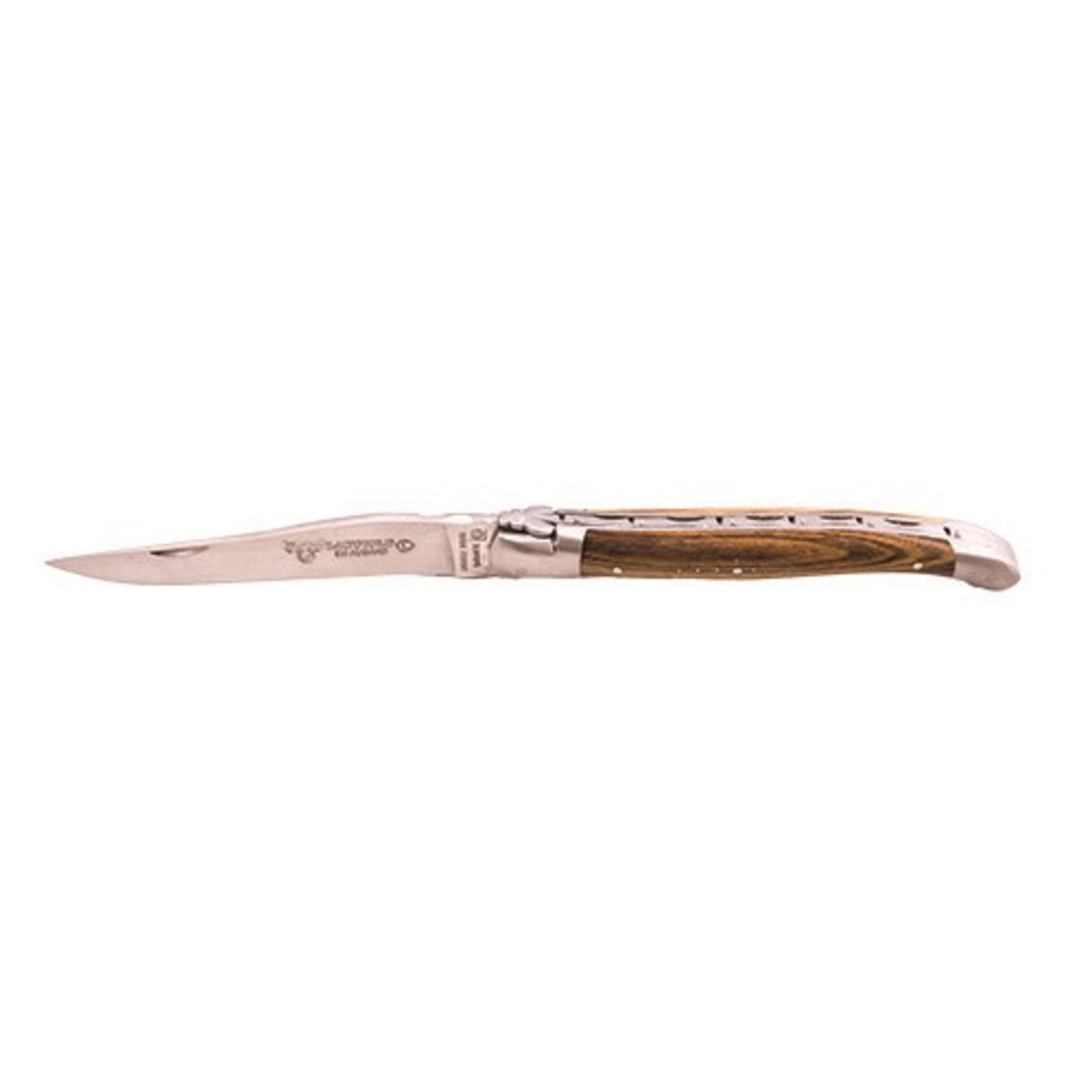 Laguiole en Aubrac Folding Knife 12cm Wenge Wood