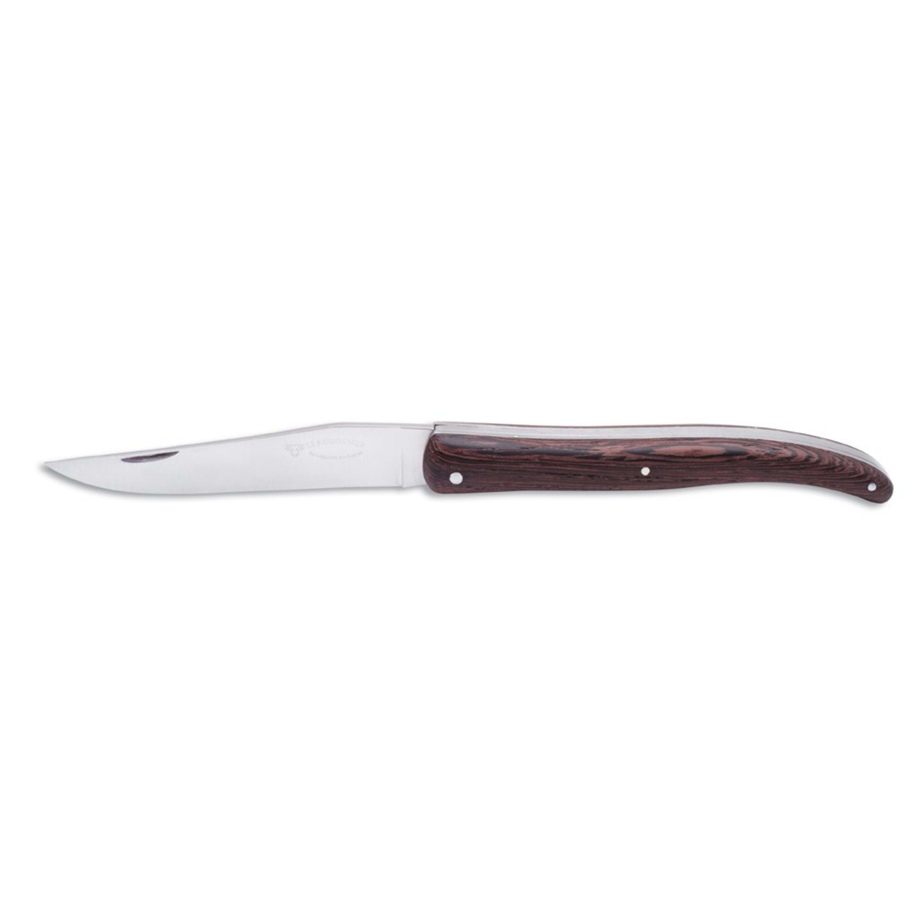 Laguiole en Aubrac Backpacker's Folding Knife 12cm - Wenge Wood