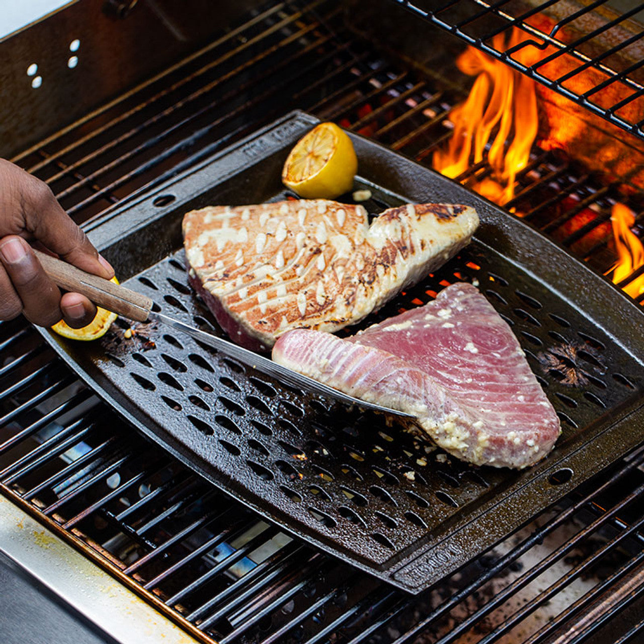 Lodge Cast Iron Grill Topper 15x12in/38x30cm